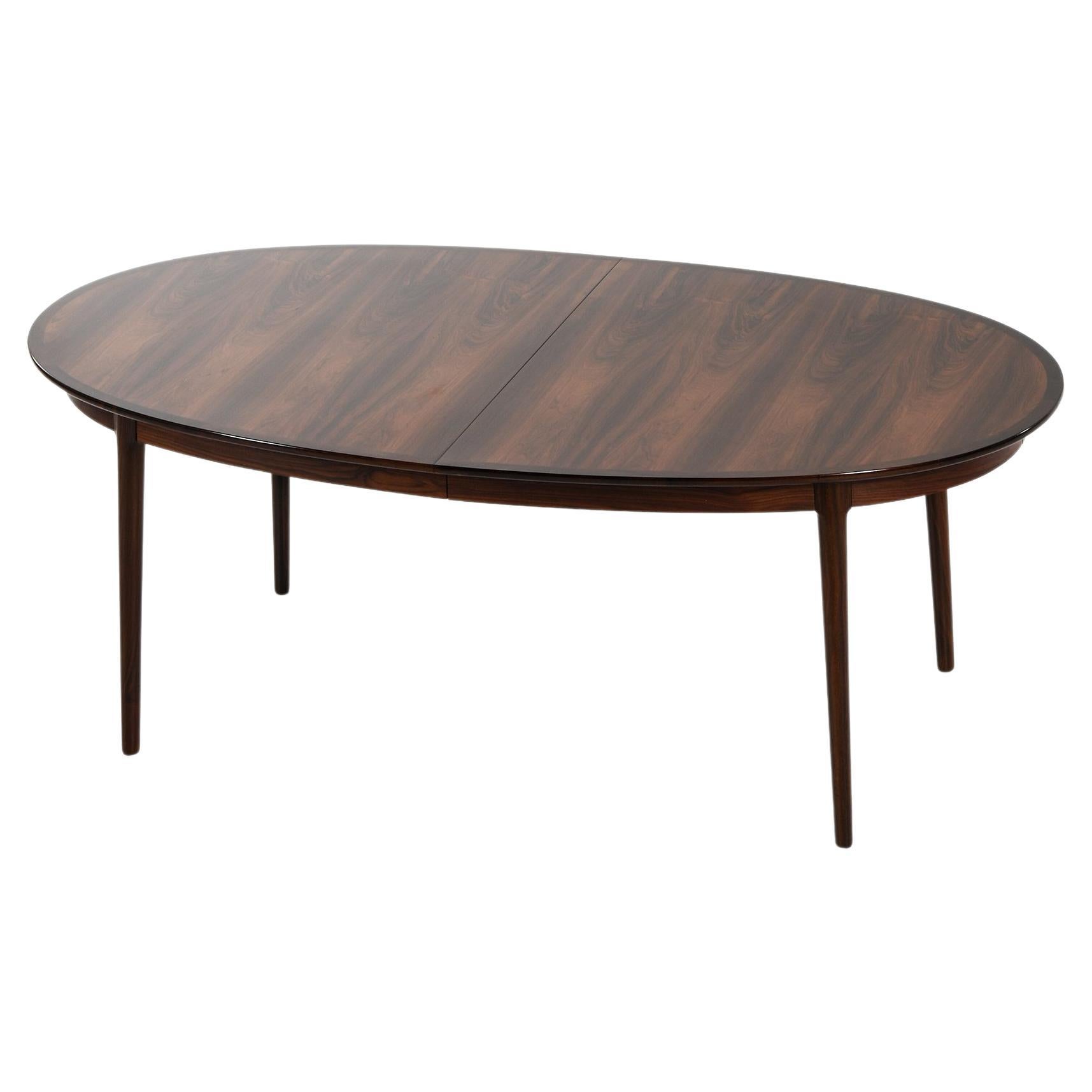 Table de salle à manger en bois de rose par Torbjørn Afdal, années 1960 en vente