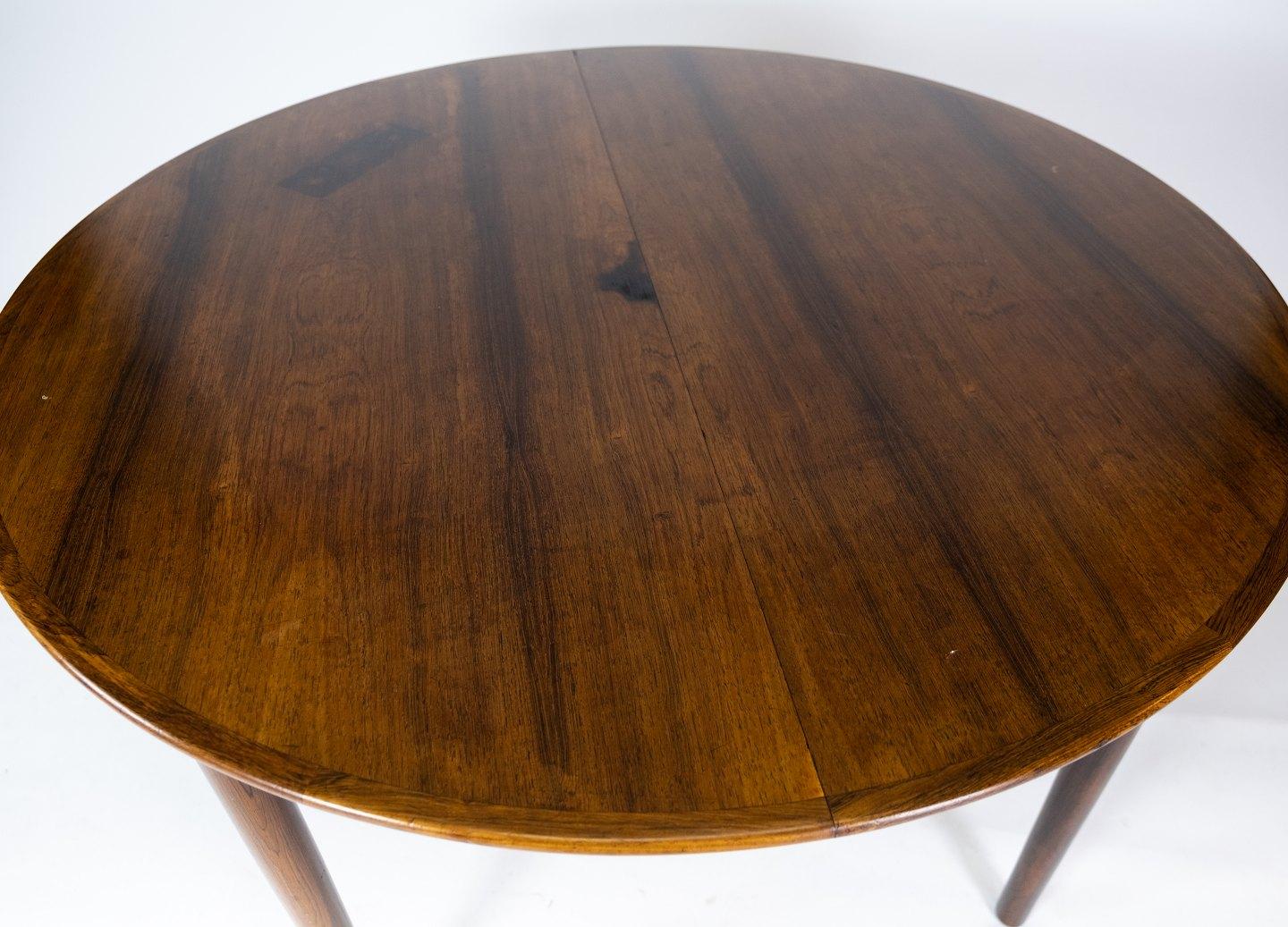 Dining Table in Rosewood Designed by Arne Vodder from the 1960s In Good Condition For Sale In Lejre, DK