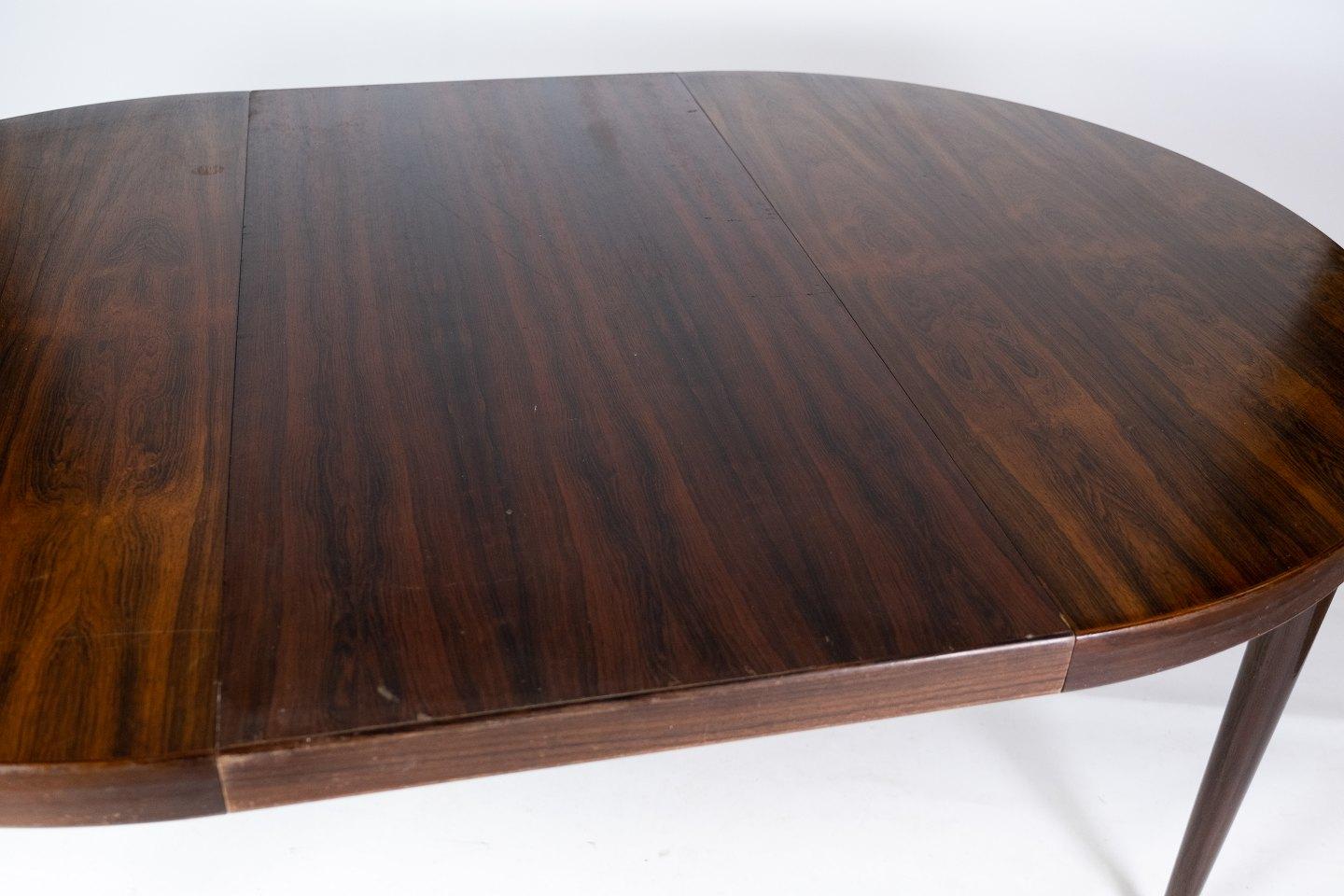 Danish Dining Table in Rosewood Designed by Omann Junior from the 1960s For Sale