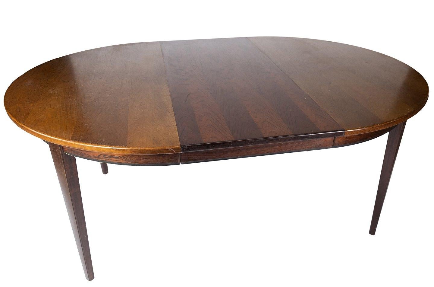 Dining Table in Rosewood Designed by Omann Junior from the 1960s.  For Sale 3