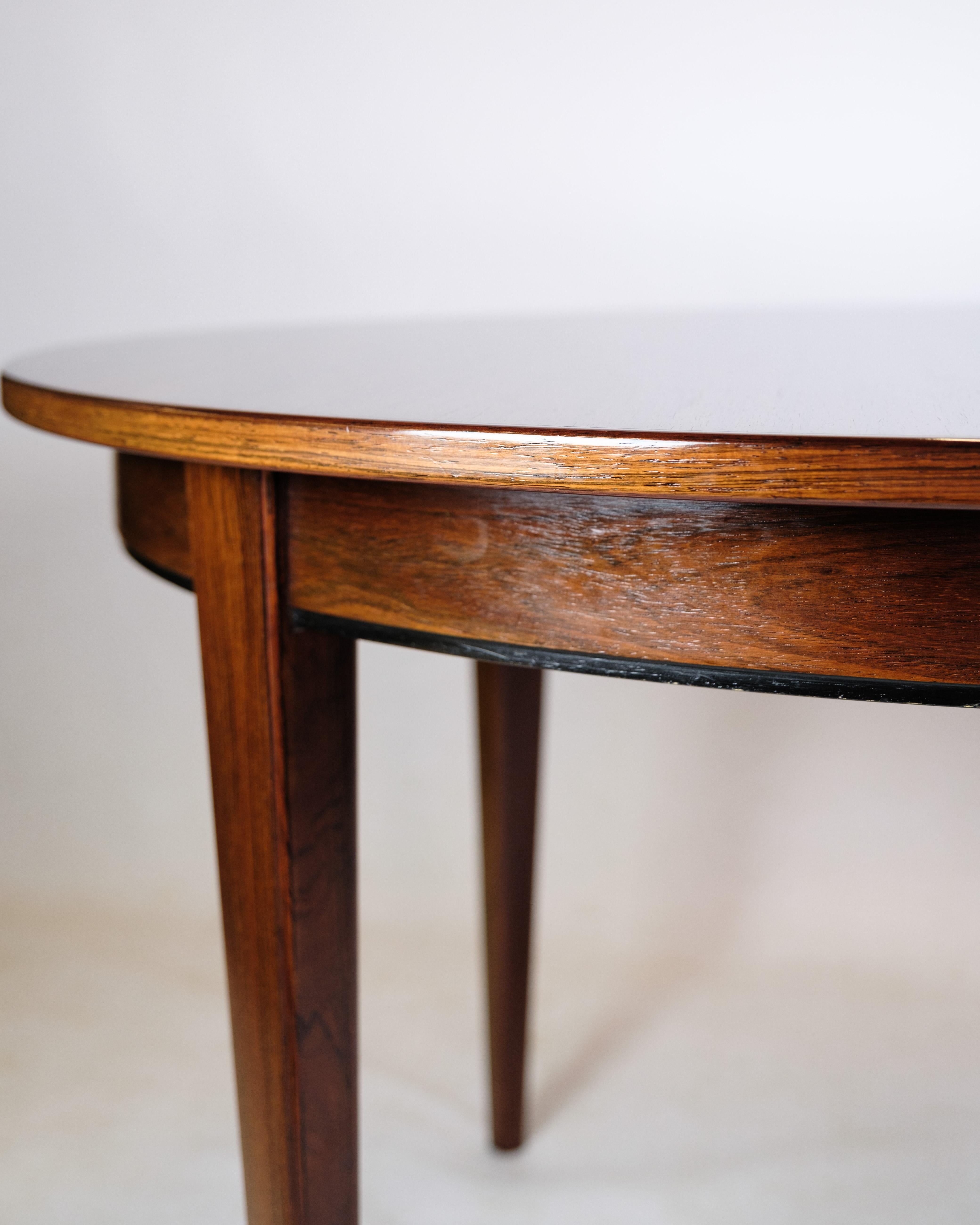 Dining Table in Rosewood Model 55 By Omann Junior From 1960's For Sale 1