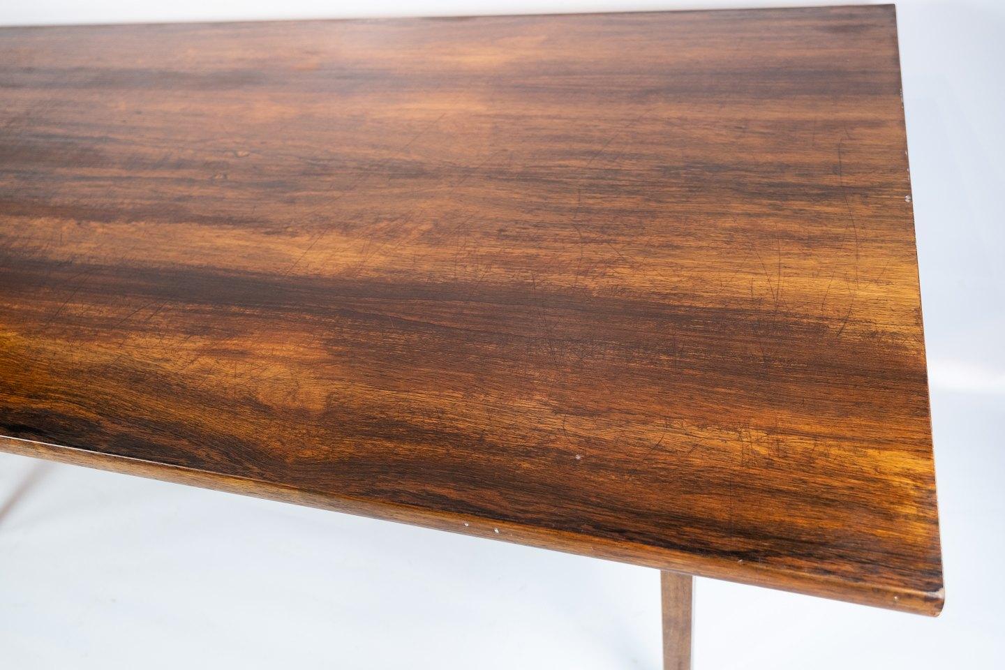 Table de salle à manger en bois de rose, design danois des années 1960 en vente 1