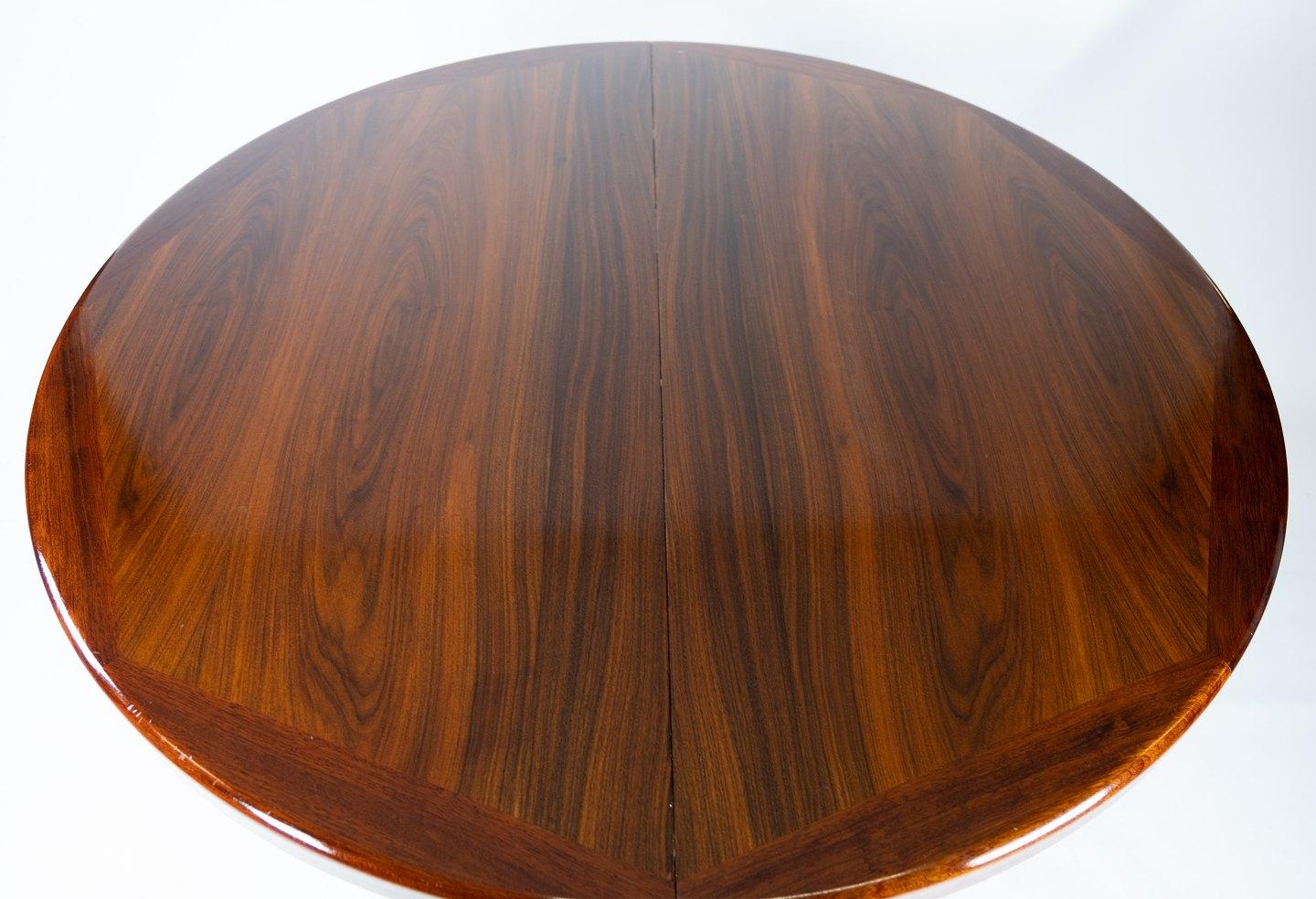 Mid-20th Century Dining Table Made In Rosewood By Vejle Furniture From 1960s For Sale