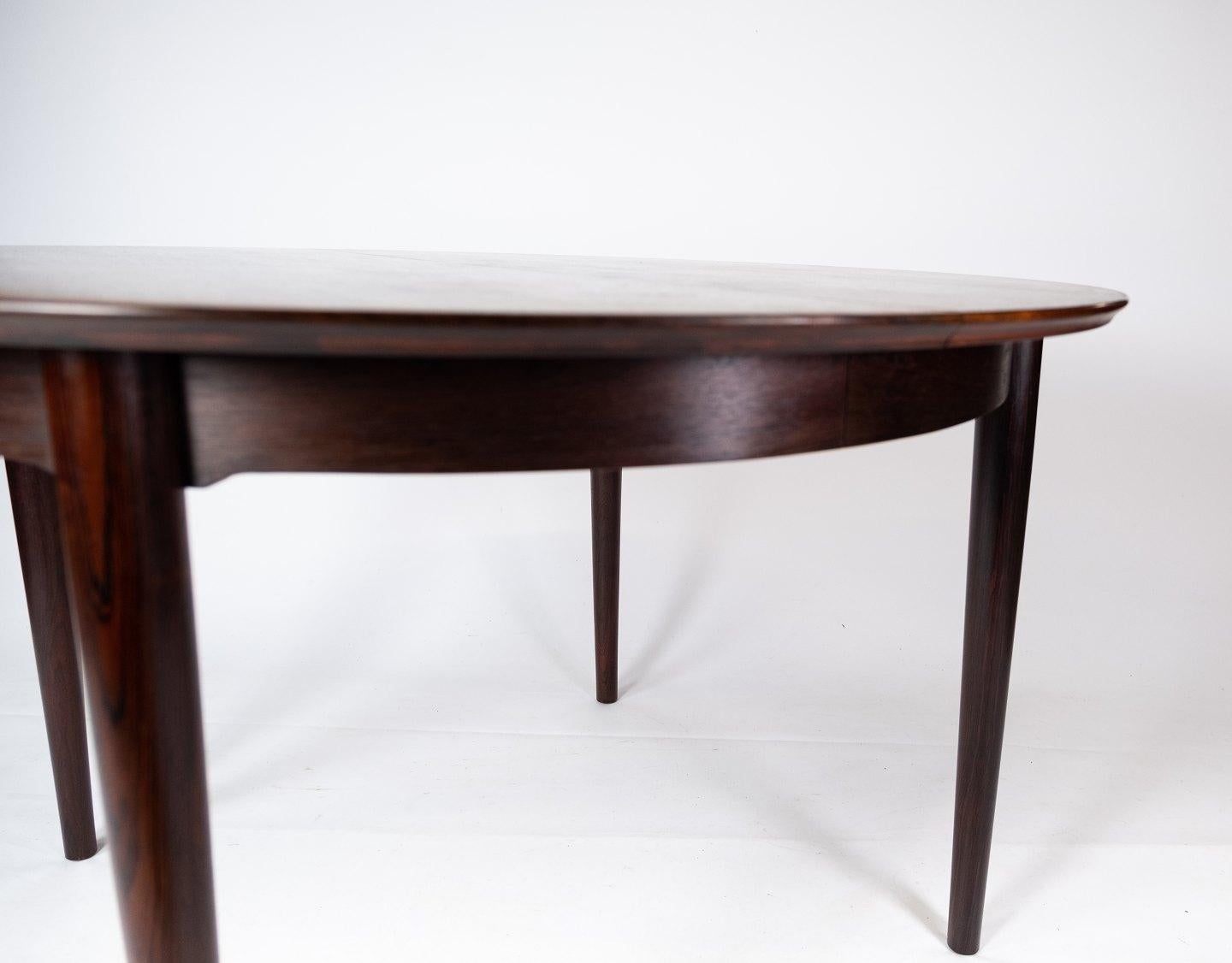 Danish Dining Table in Rosewood of Designed by Arne Vodder from the 1960s For Sale