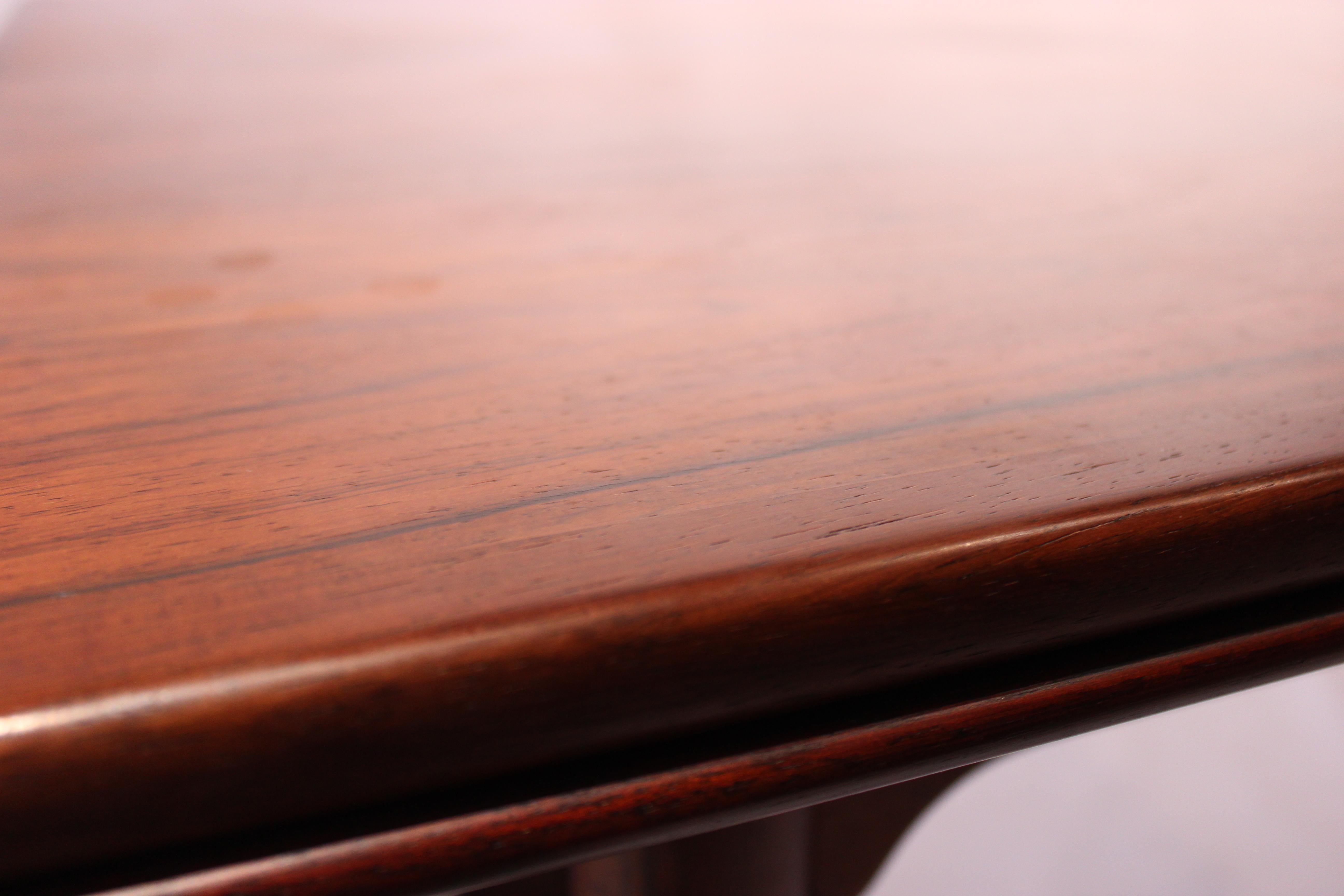 Dining Table in Rosewood with Dutch Leaves Designed by Omann Junior, 1960s 3