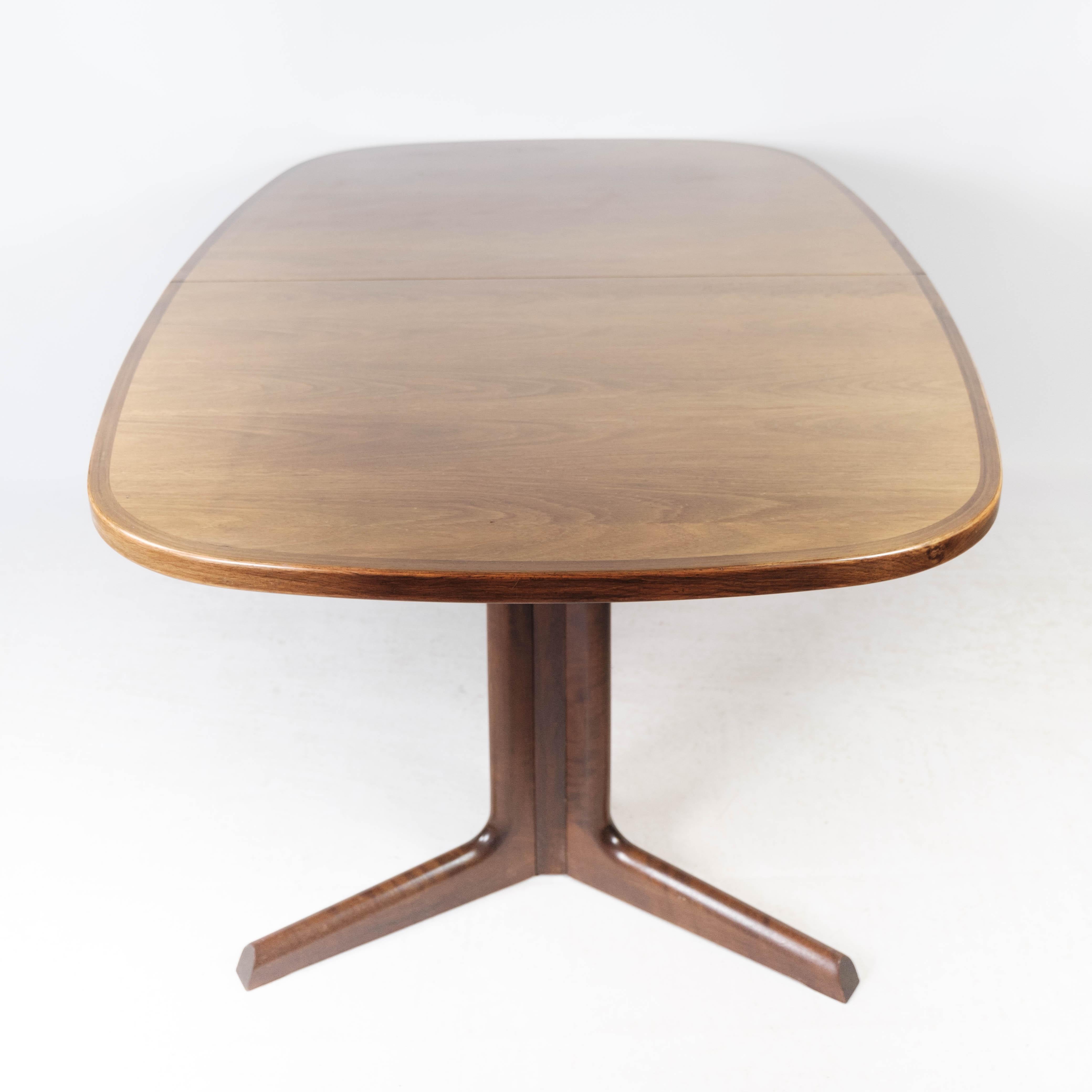 Dining Table in Rosewood with Extension of Danish Design by Gudme, 1960s 6
