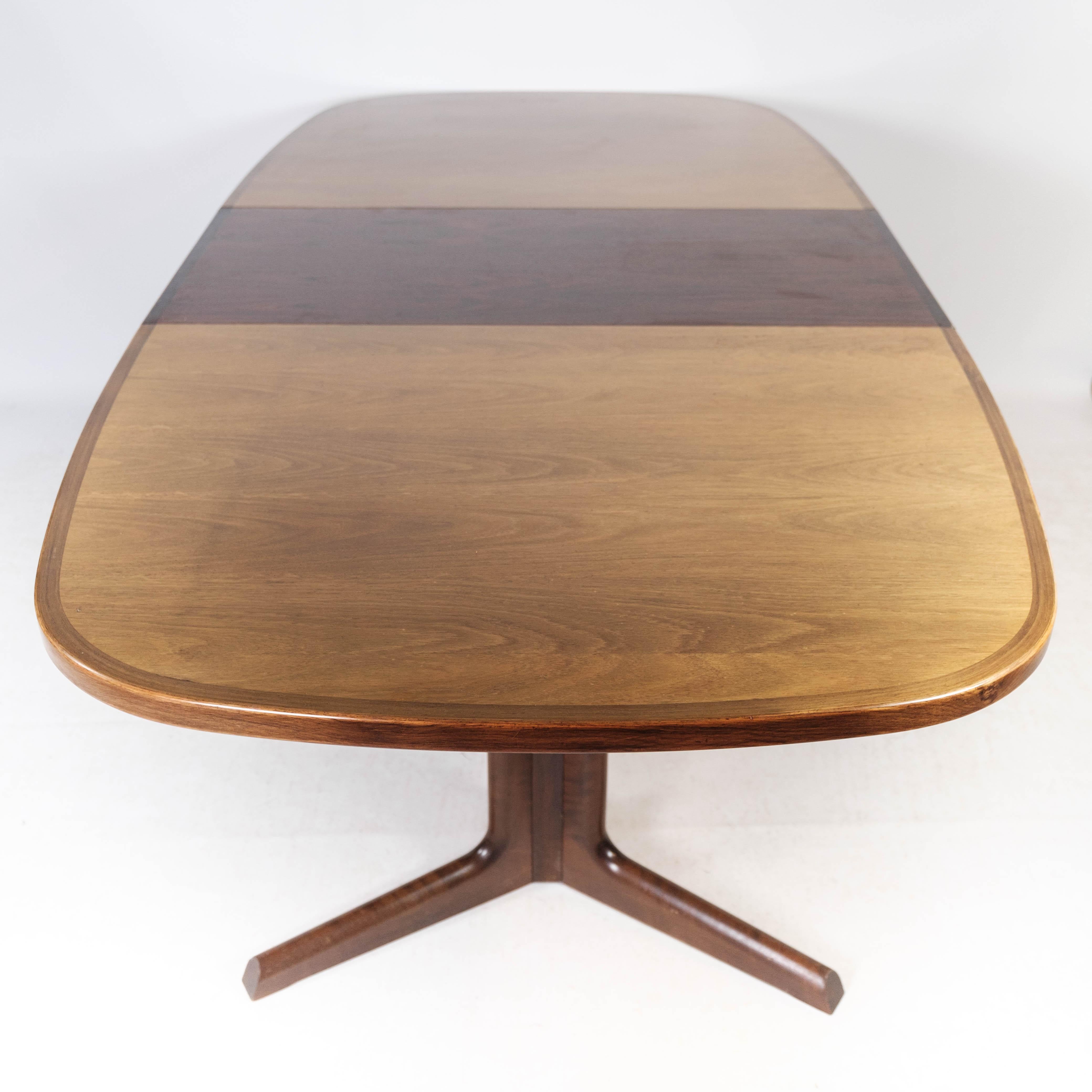 Dining Table in Rosewood with Extension of Danish Design by Gudme, 1960s 9