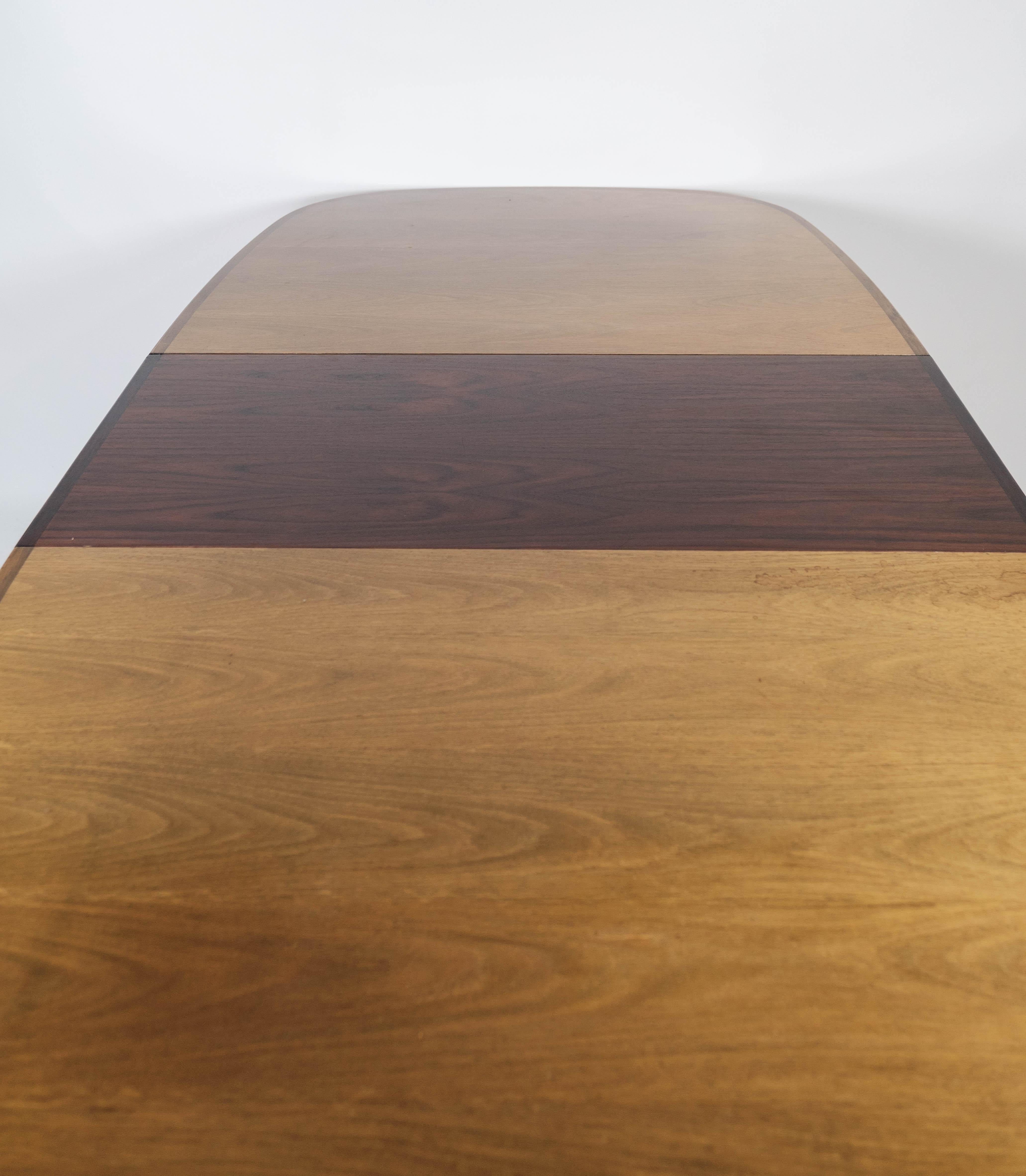 Dining Table in Rosewood with Extension of Danish Design by Gudme, 1960s 10
