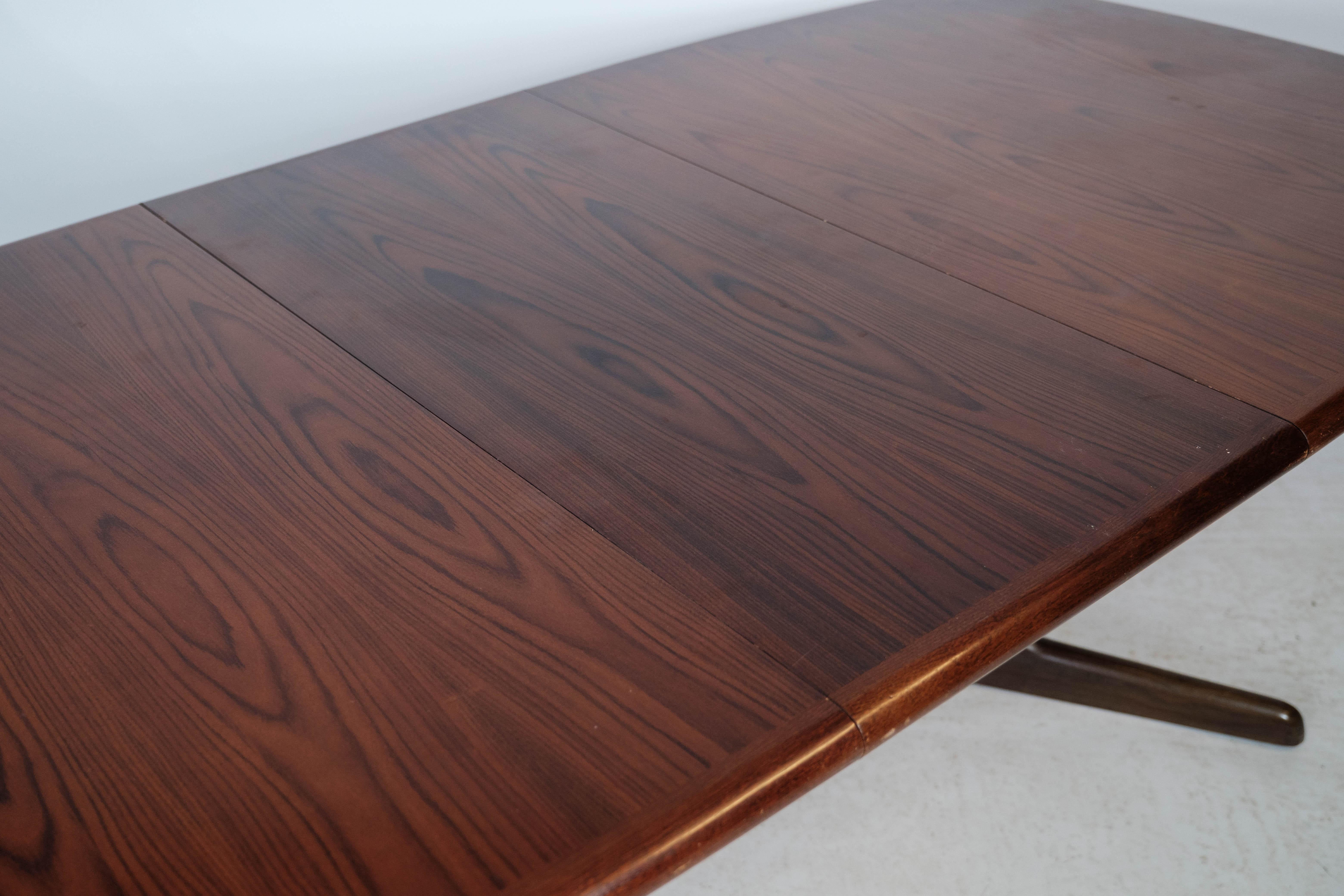Dining Table in Rosewood with Extension of Danish Design by Gudme, 1960s 14