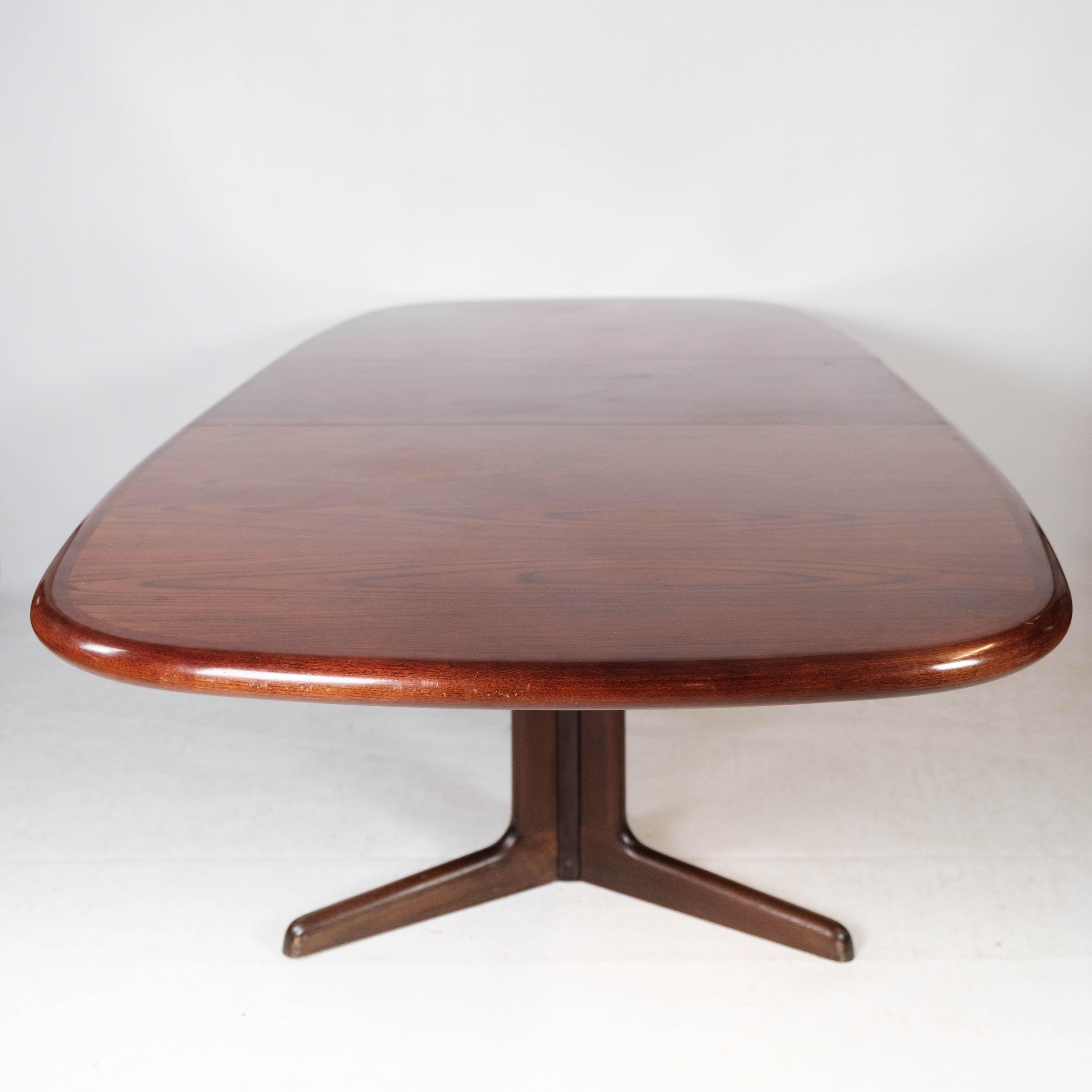 Dining Table in Rosewood with Extension of Danish Design by Gudme, 1960s 15
