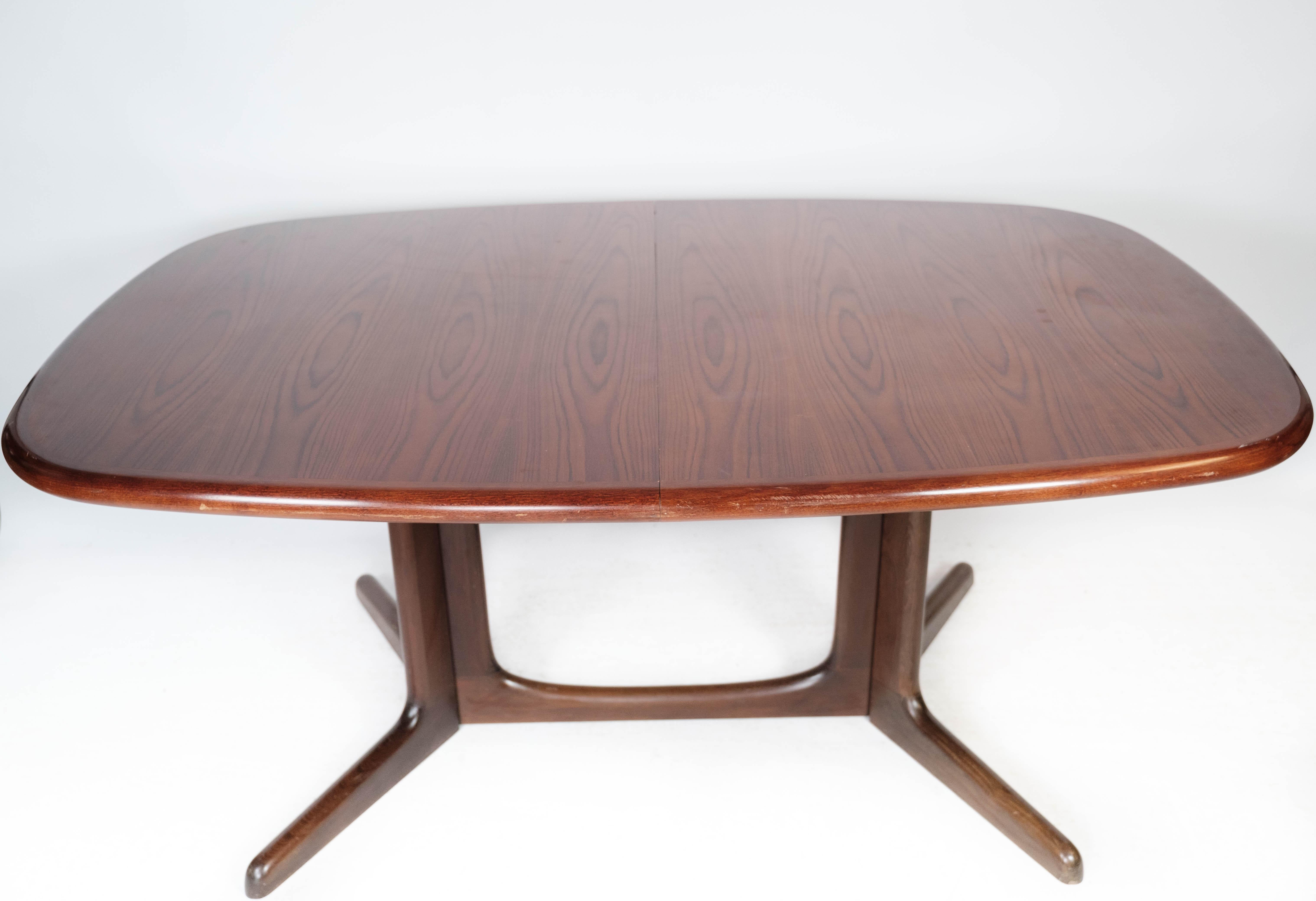 Scandinavian Modern Dining Table in Rosewood with Extension of Danish Design by Gudme, 1960s