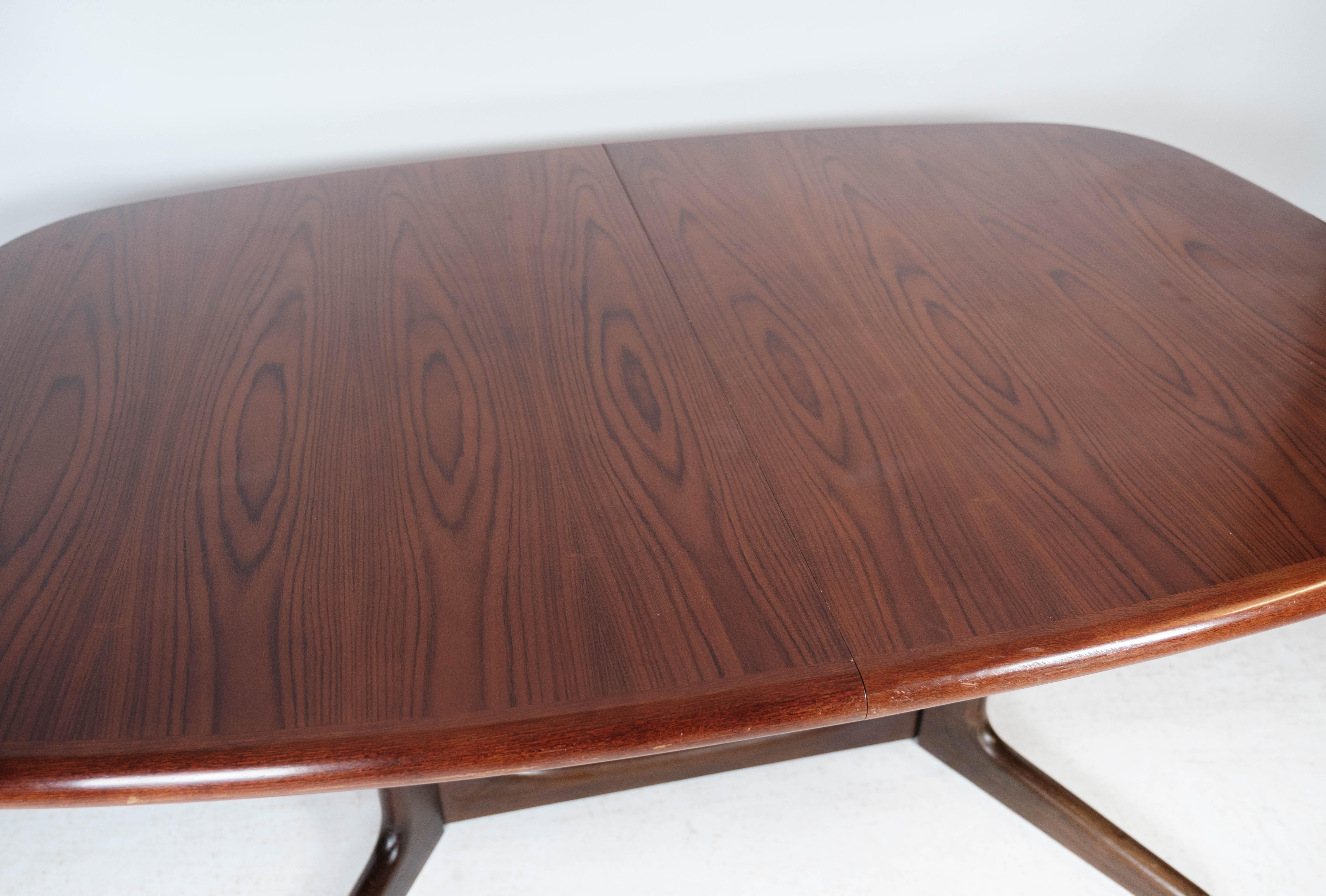 Mid-20th Century Dining Table in Rosewood with Extension of Danish Design by Gudme, 1960s