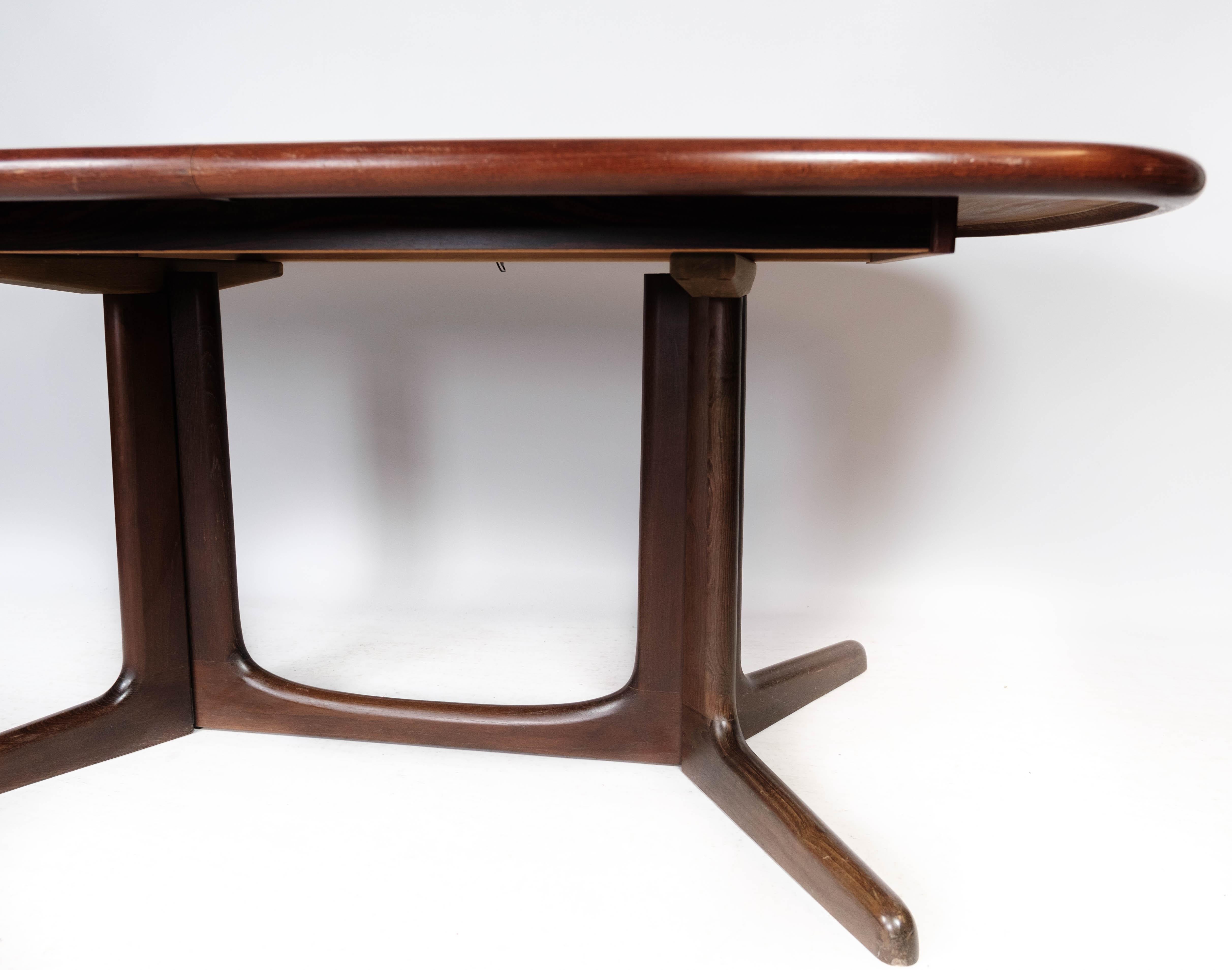 Dining Table in Rosewood with Extension of Danish Design by Gudme, 1960s 2
