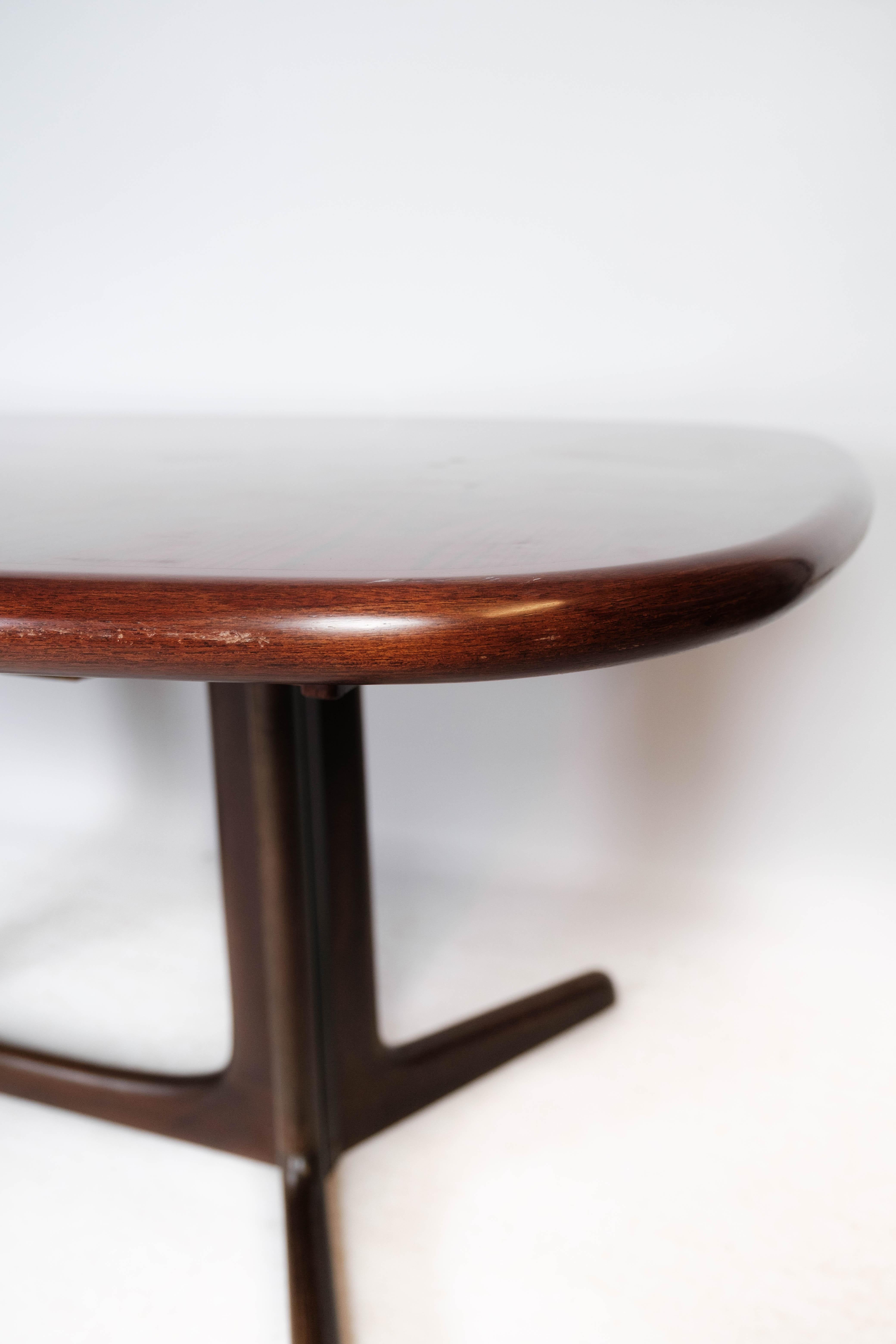 Dining Table in Rosewood with Extension of Danish Design by Gudme, 1960s 4