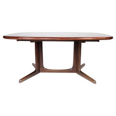 Dining Table in Rosewood with Extension of Danish Design by Gudme, 1960s