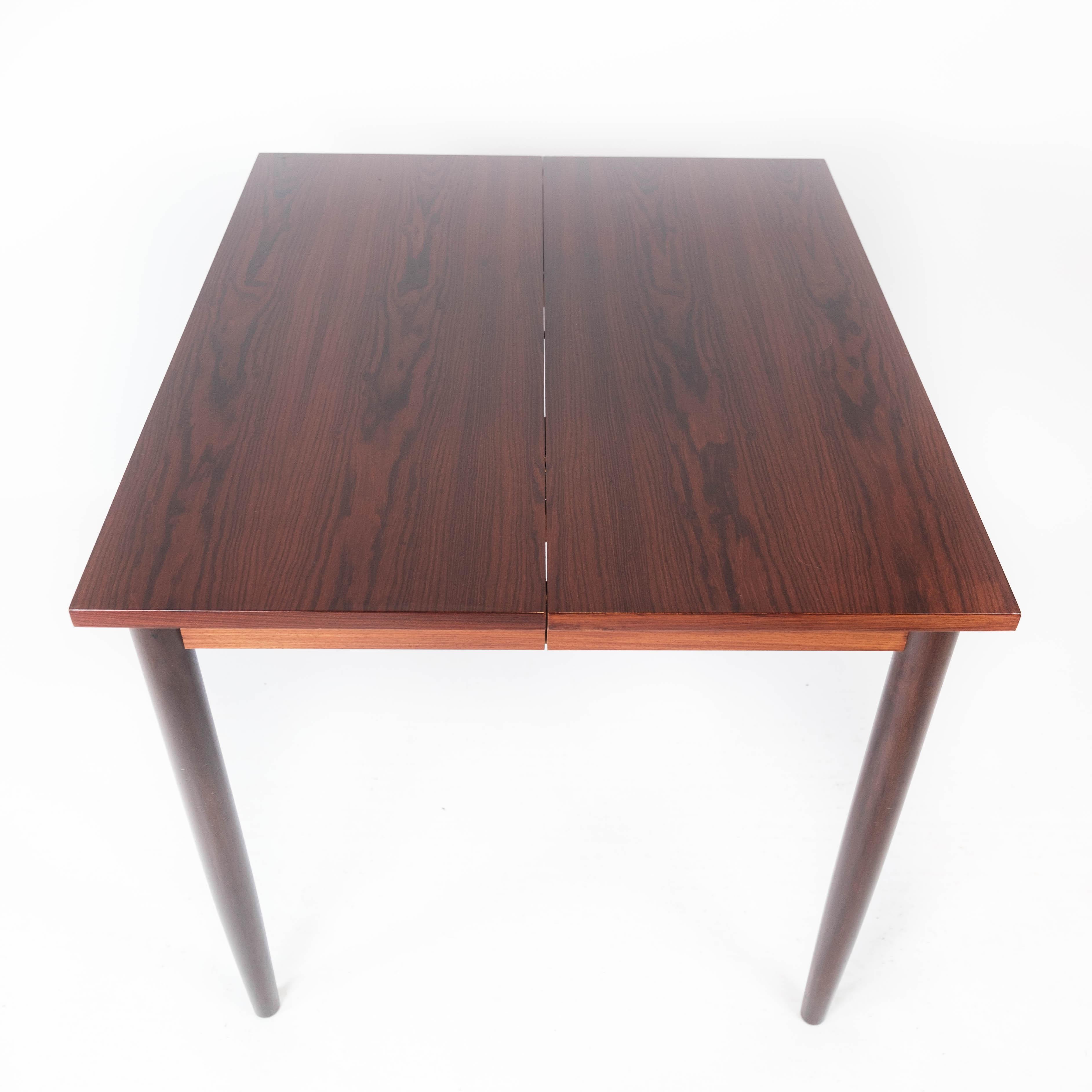 Mid-Century Modern Dining Table Made In Rosewood With Extension Plates By Arne Vodder From 1960s For Sale