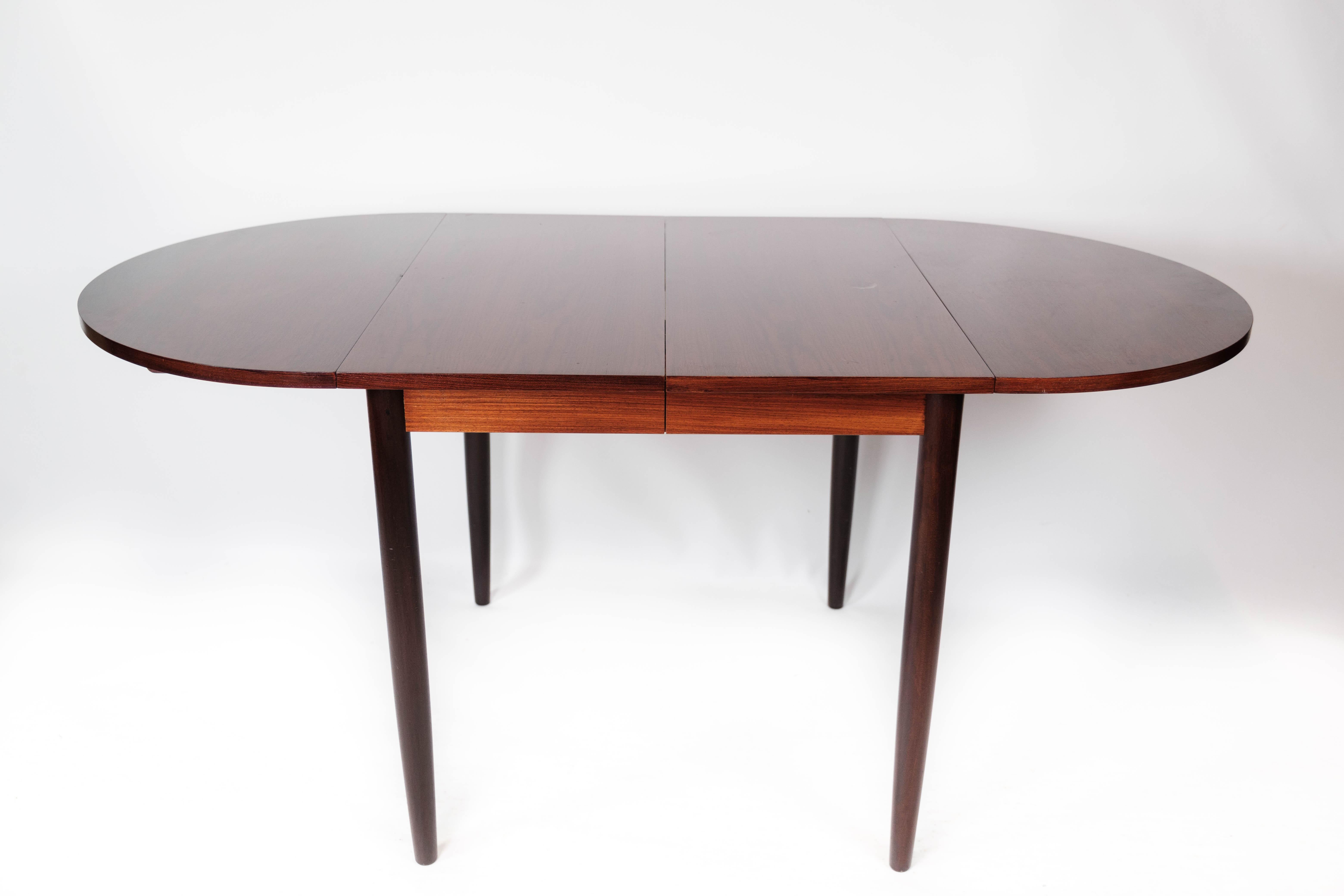 Dining Table Made In Rosewood With Extension Plates By Arne Vodder From 1960s For Sale 3