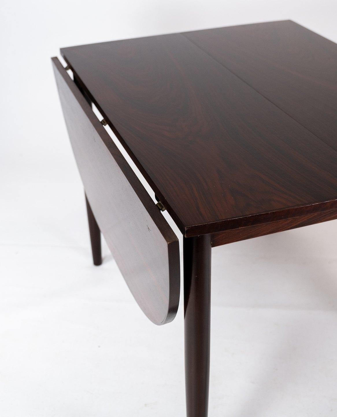 Dining Table in Rosewood with Extensions Designed by Arne Vodder from the 1960s For Sale 1