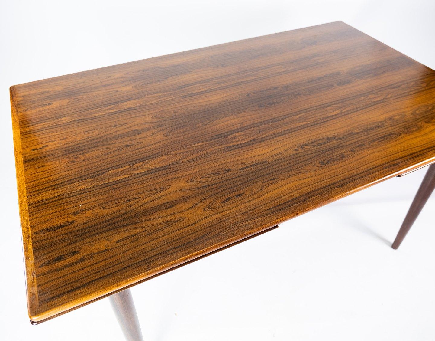Dining Table in Rosewood with Extensions, Designed by Arne Vodder from the 1960s For Sale 2