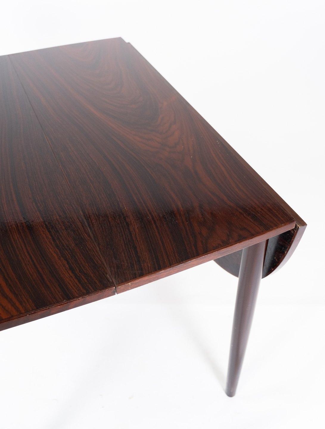 Dining Table in Rosewood with Extensions Designed by Arne Vodder from the 1960s For Sale 2