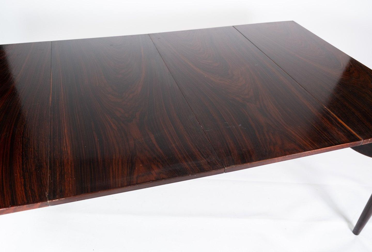 Dining Table in Rosewood with Extensions Designed by Arne Vodder from the 1960s For Sale 3