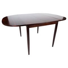 Dining Table in Rosewood with Extensions Designed by Arne Vodder from the 1960s