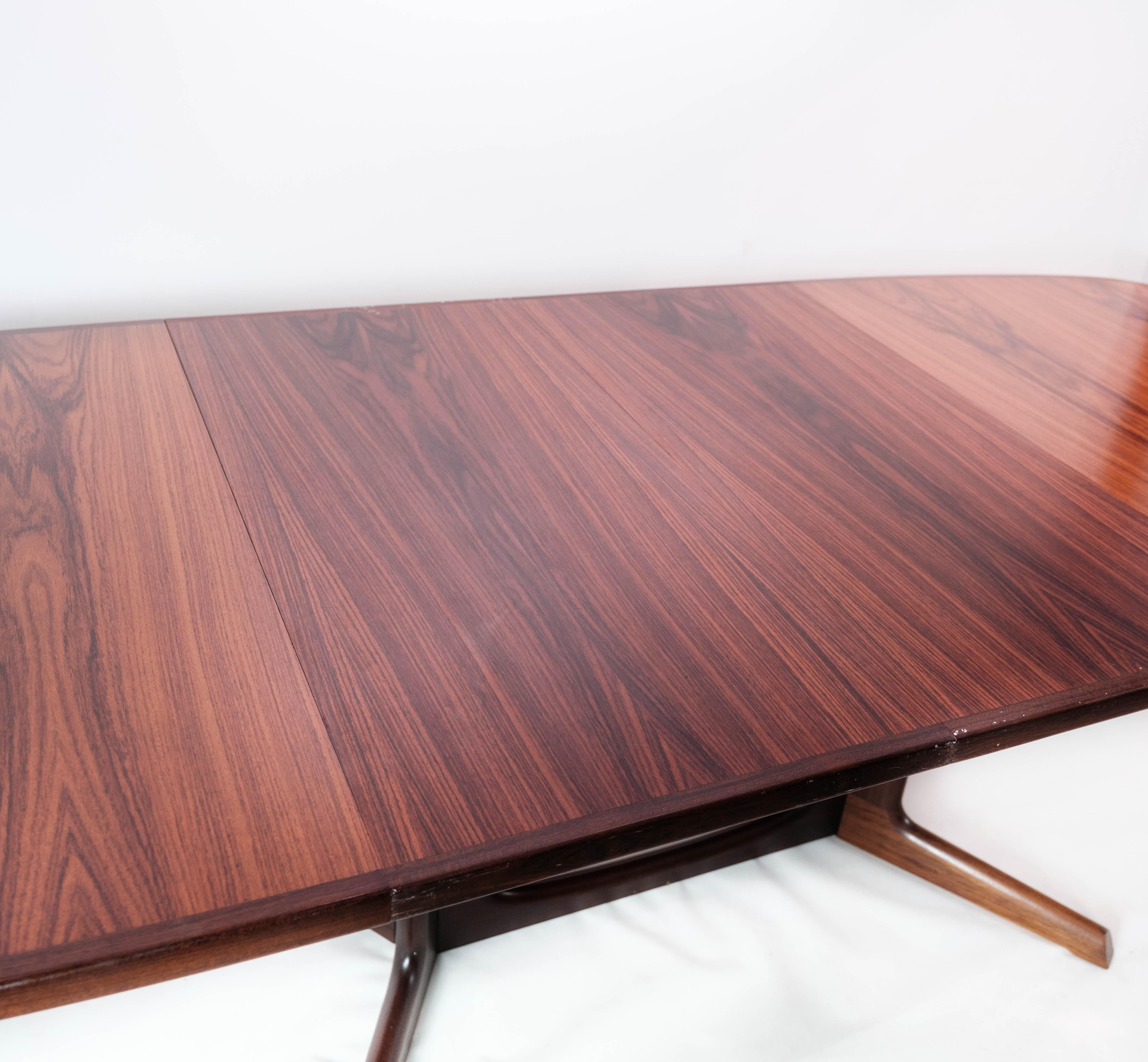 Dining Table in Rosewood with Extensions of Danish Design by Gudme, 1960s 7