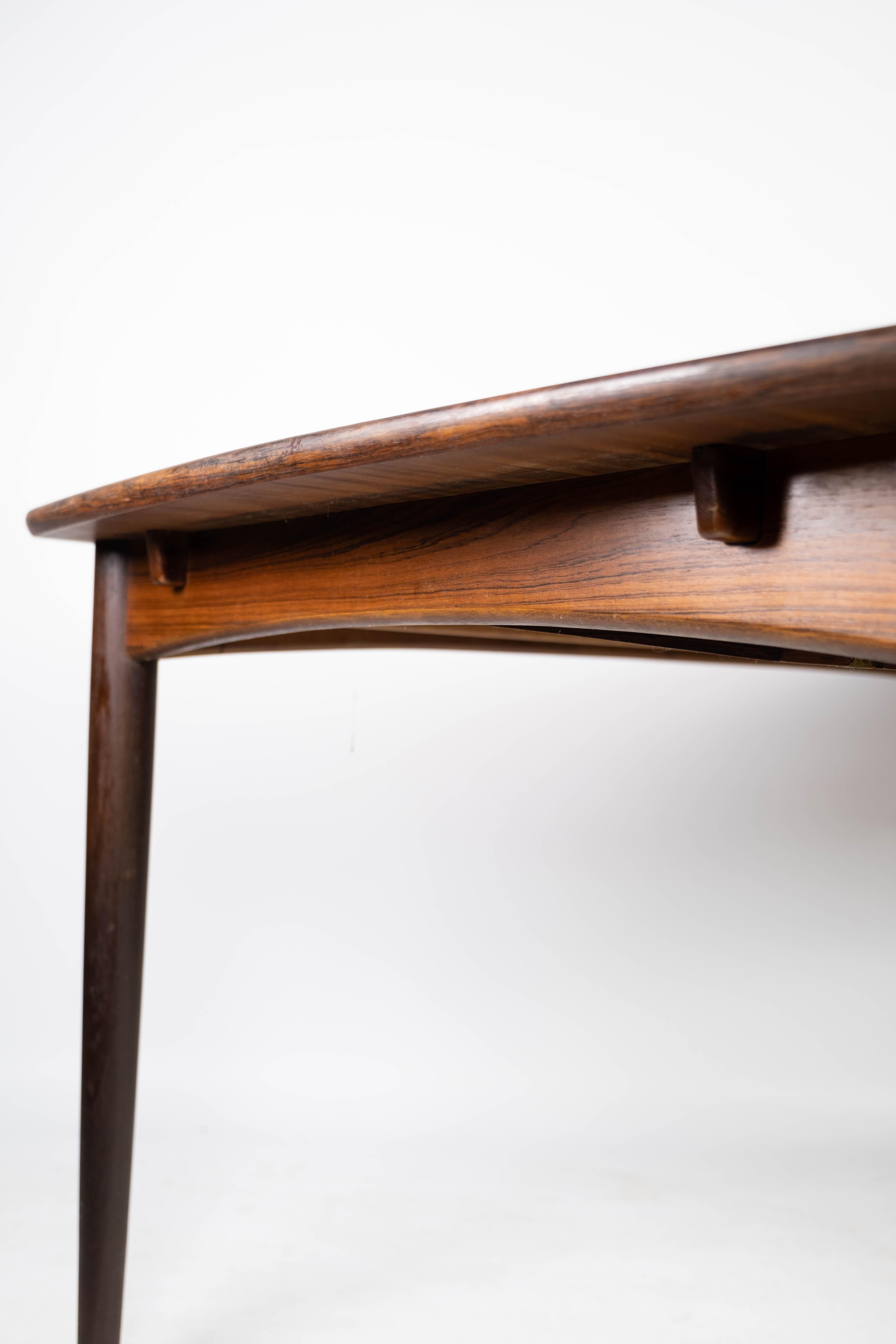 Dining Table in Rosewood with Extensions, of Danish Design from the 1960s 5