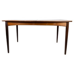 Dining Table in Rosewood with Extensions, of Danish Design from the 1960s