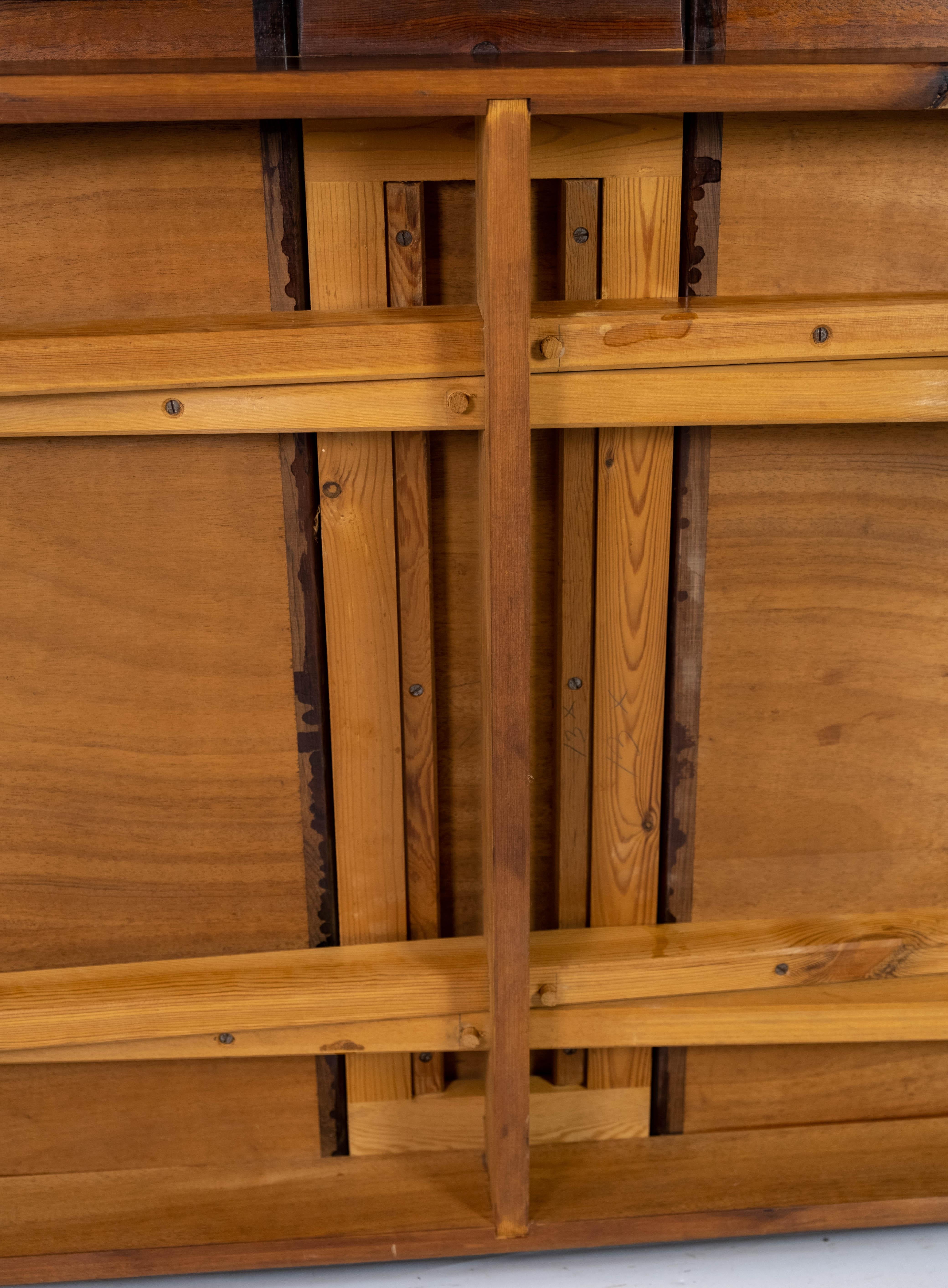 Dining Table Made In Rosewood With Extentions, Danish Design From 1960s For Sale 9
