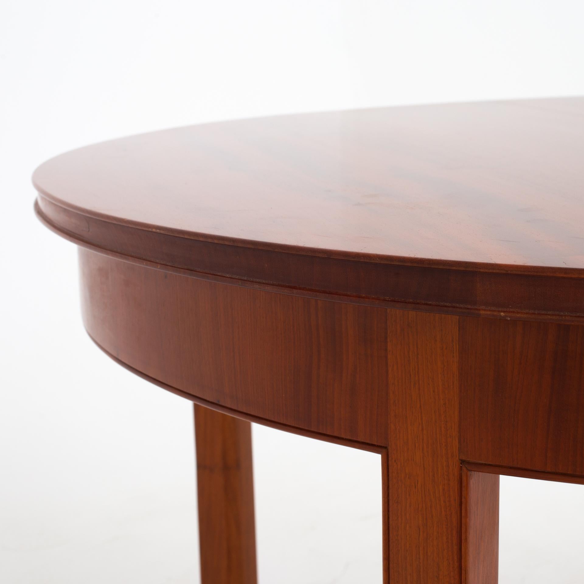 solid mahogany table