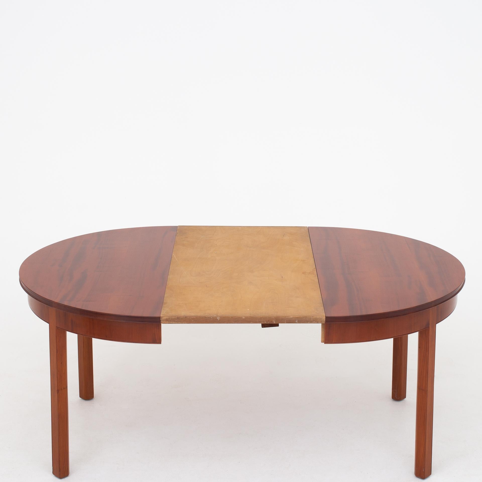 Danish Dining table in solid mahogany by Jacob Kjær For Sale