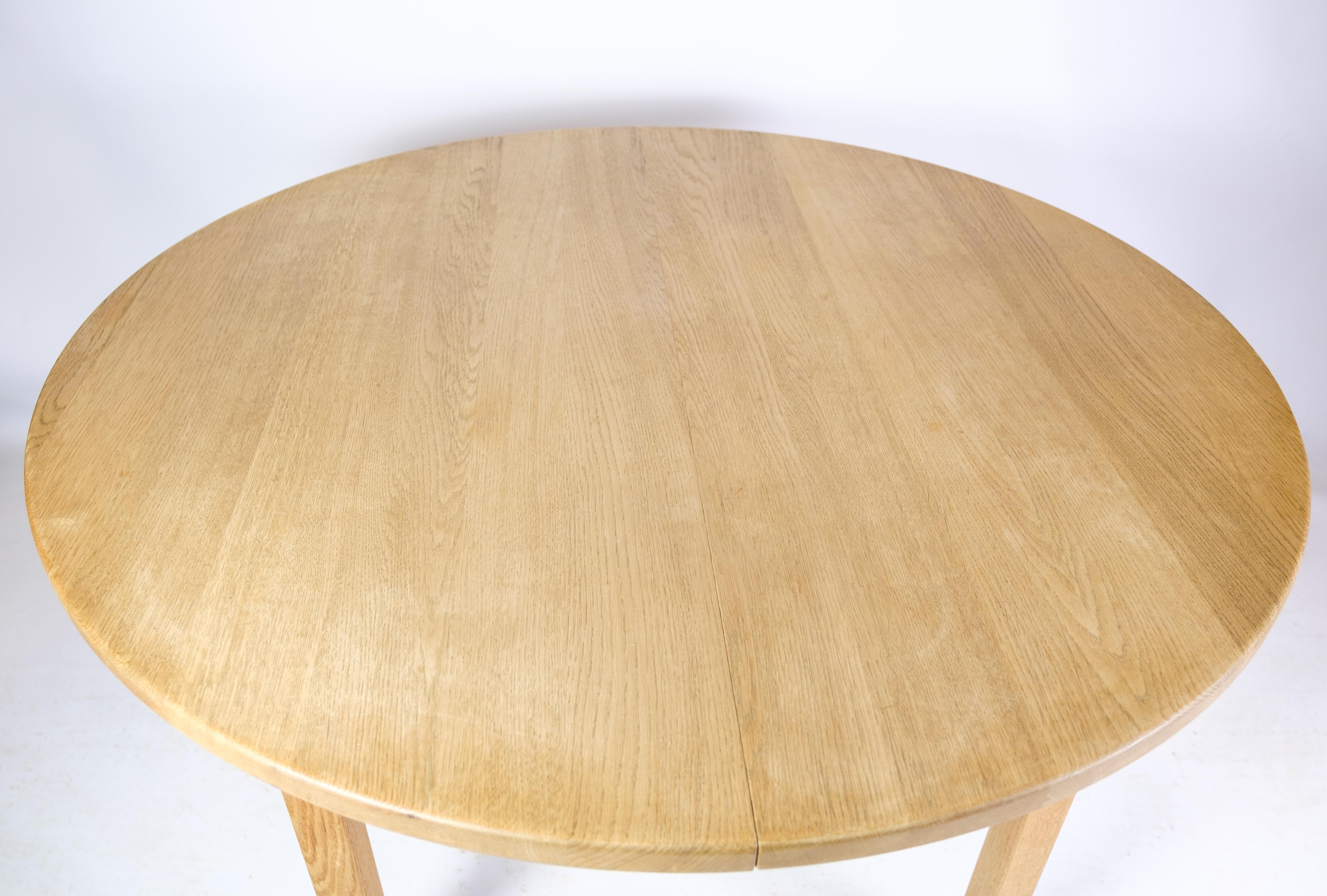 Dining Table in Solid Oak Designed by Kurt Østervig from Around the 1960s In Good Condition In Lejre, DK
