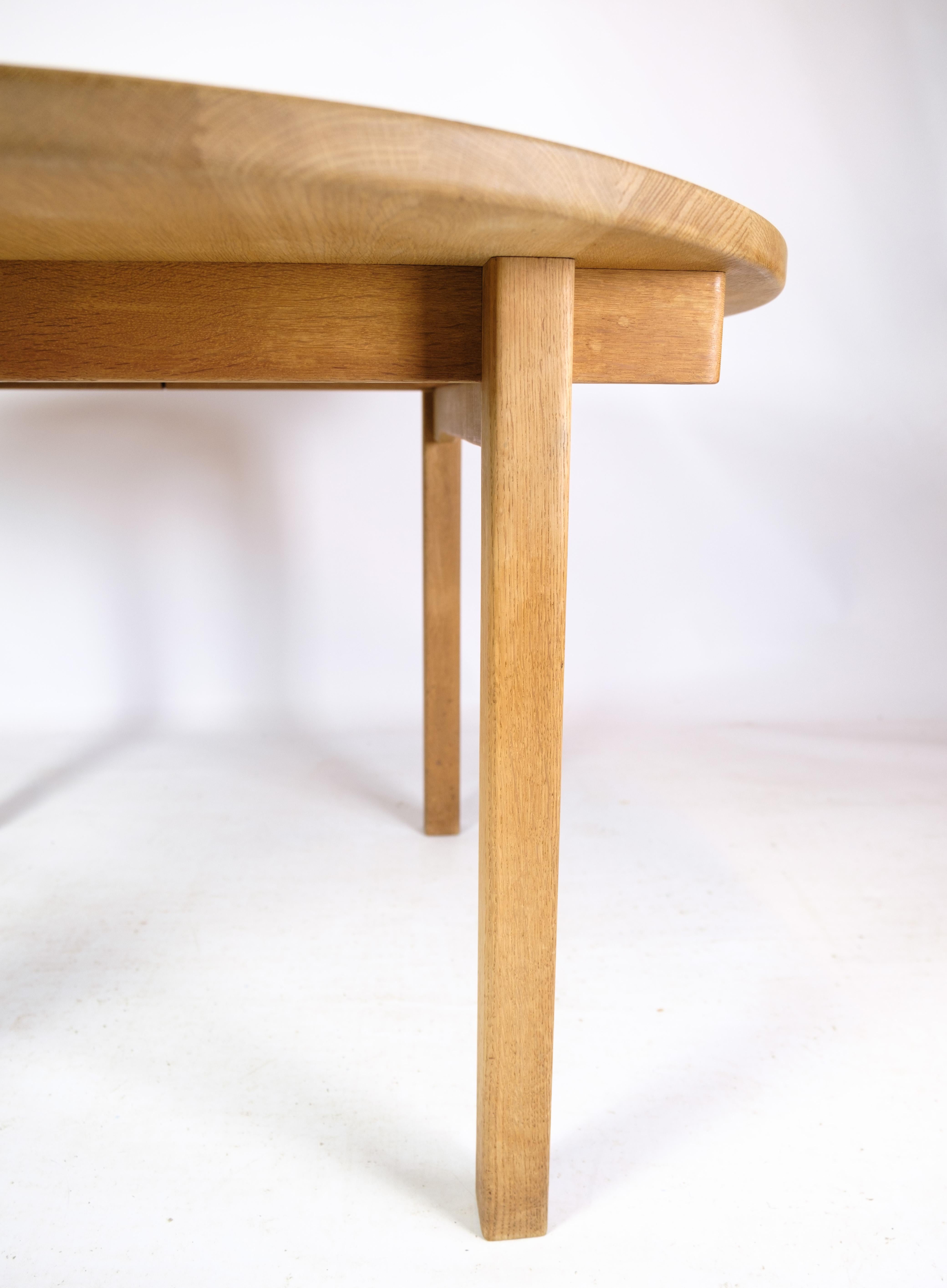 Mid-20th Century Dining Table in Solid Oak Designed by Kurt Østervig from Around the 1960s
