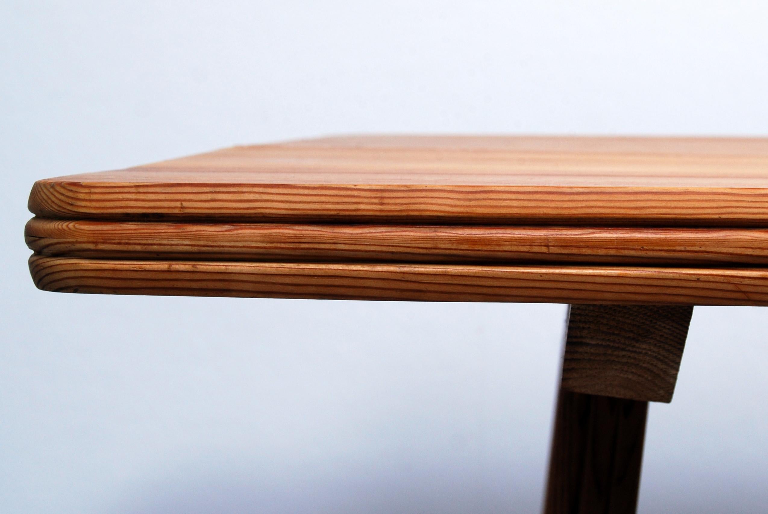 Dining Table in Solid Pine by Göran Malmvall for Svensk Fur 3