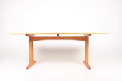 Dining Table in Solid Scandinavian Pine by Søborg Furniture, 1960s
