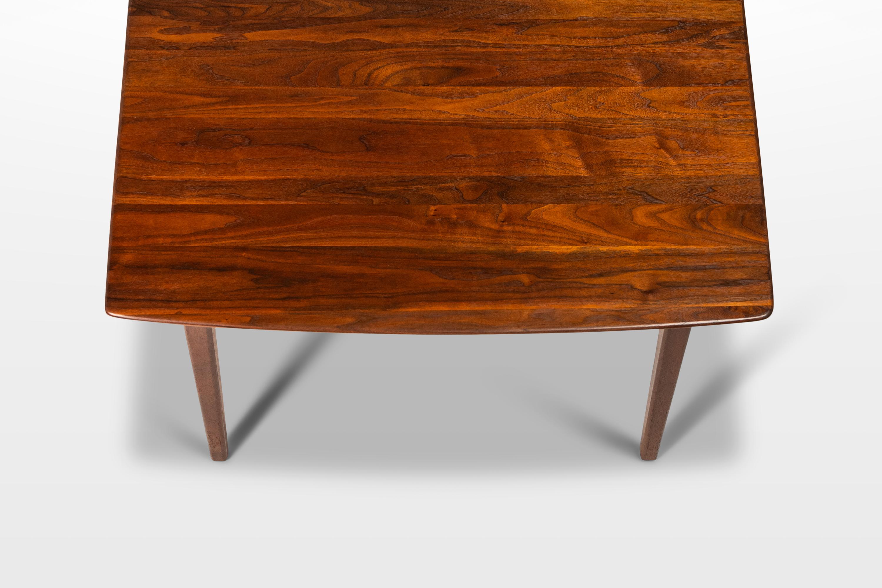Dining Table in Solid Walnut by Russel Wright for Conant Ball, Usa, circa 1960s 6