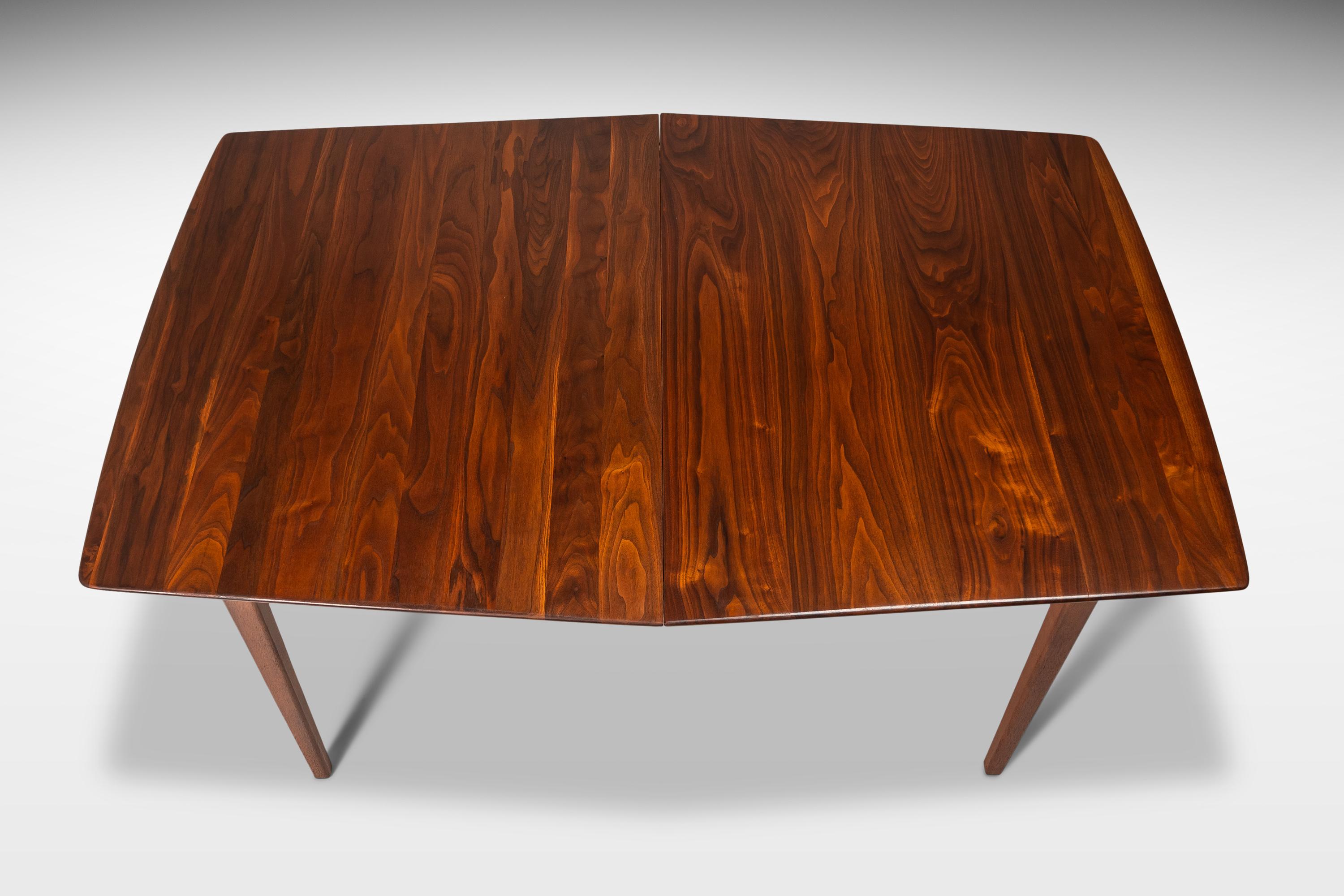 Mid-20th Century Dining Table in Solid Walnut by Russel Wright for Conant Ball, Usa, circa 1960s