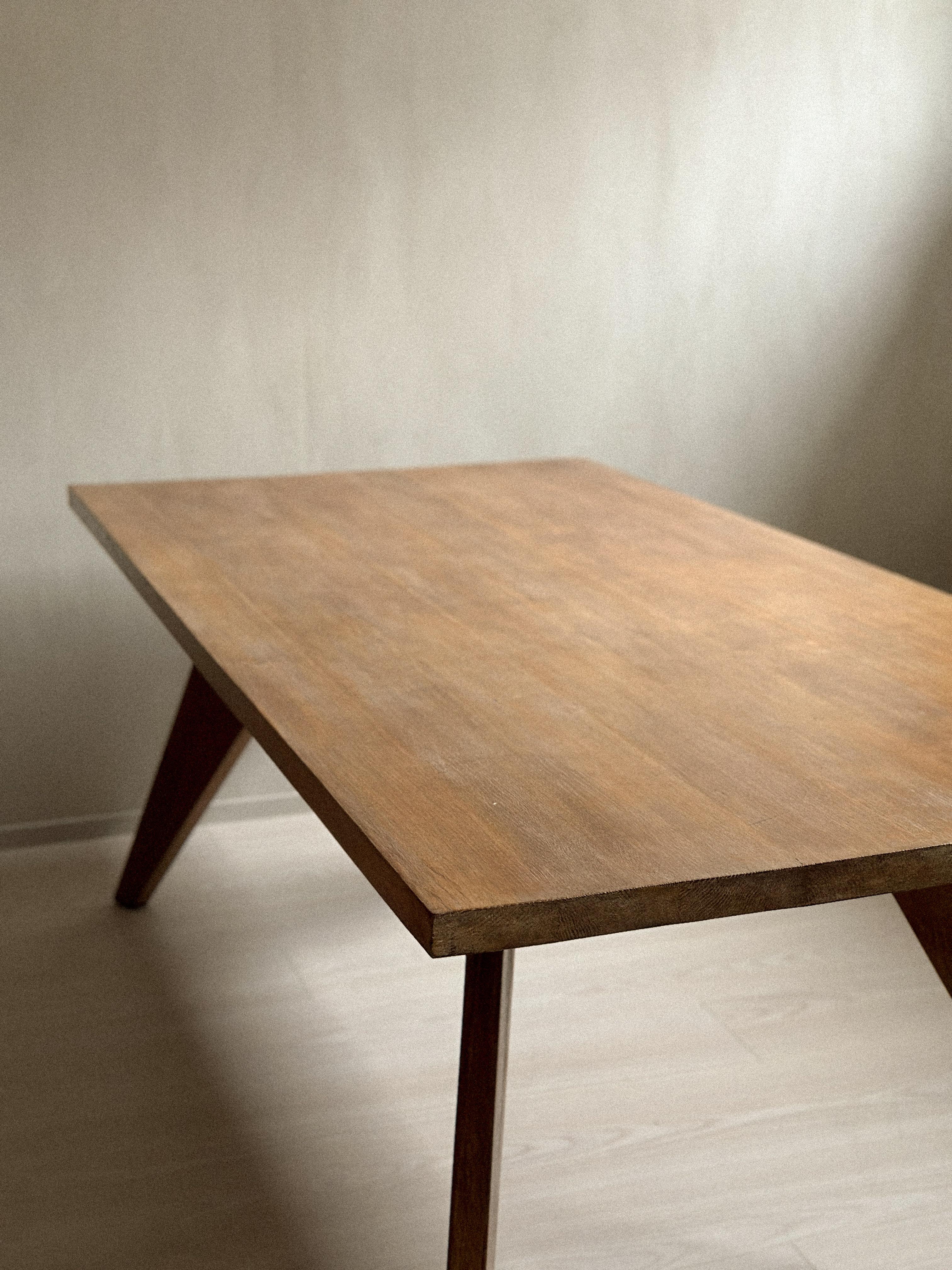 Steel Dining Table in style of Jean Prouvé 
