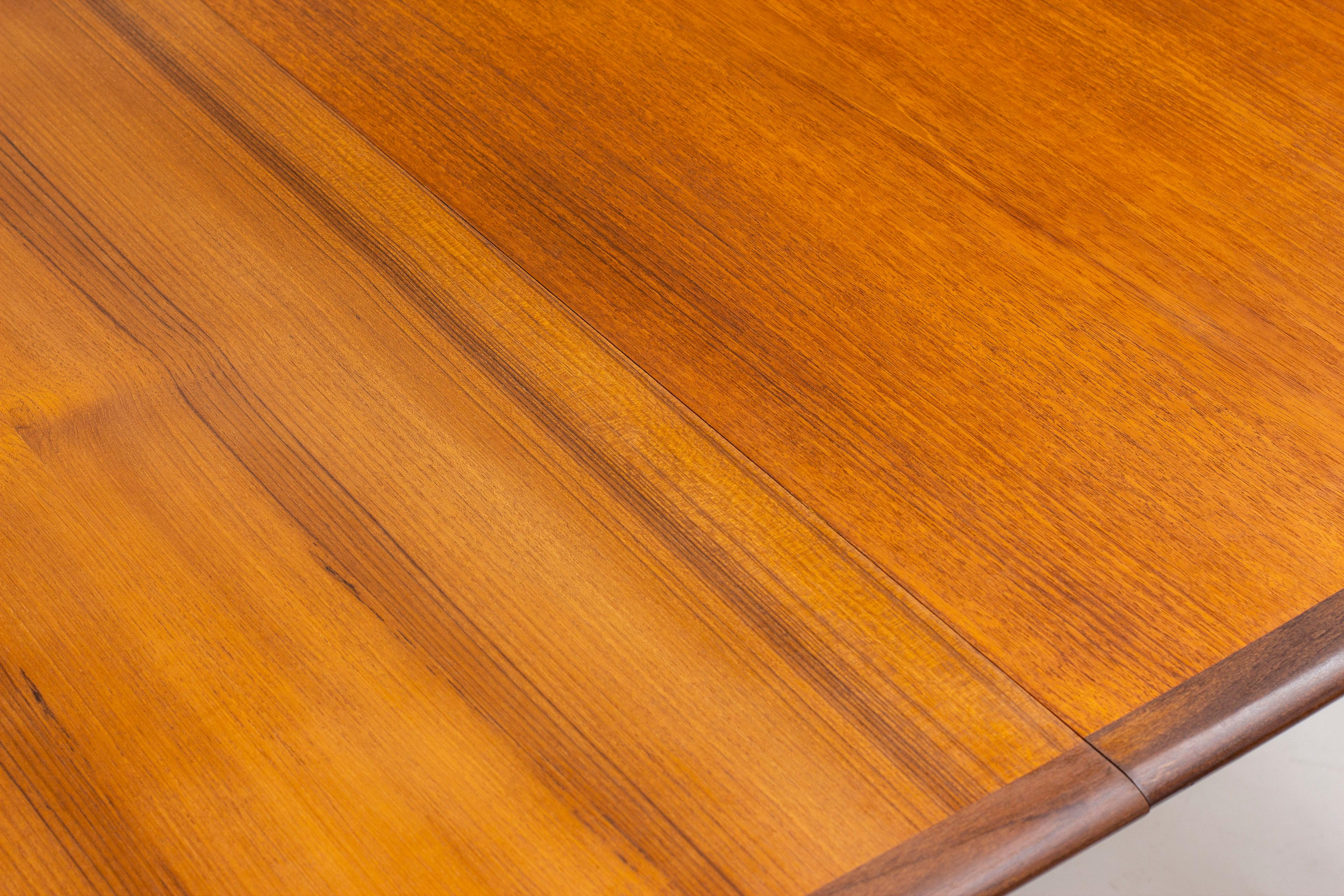Dining Table in Teak and Walnut by Gustav Bahus, Norway, 1950s 7
