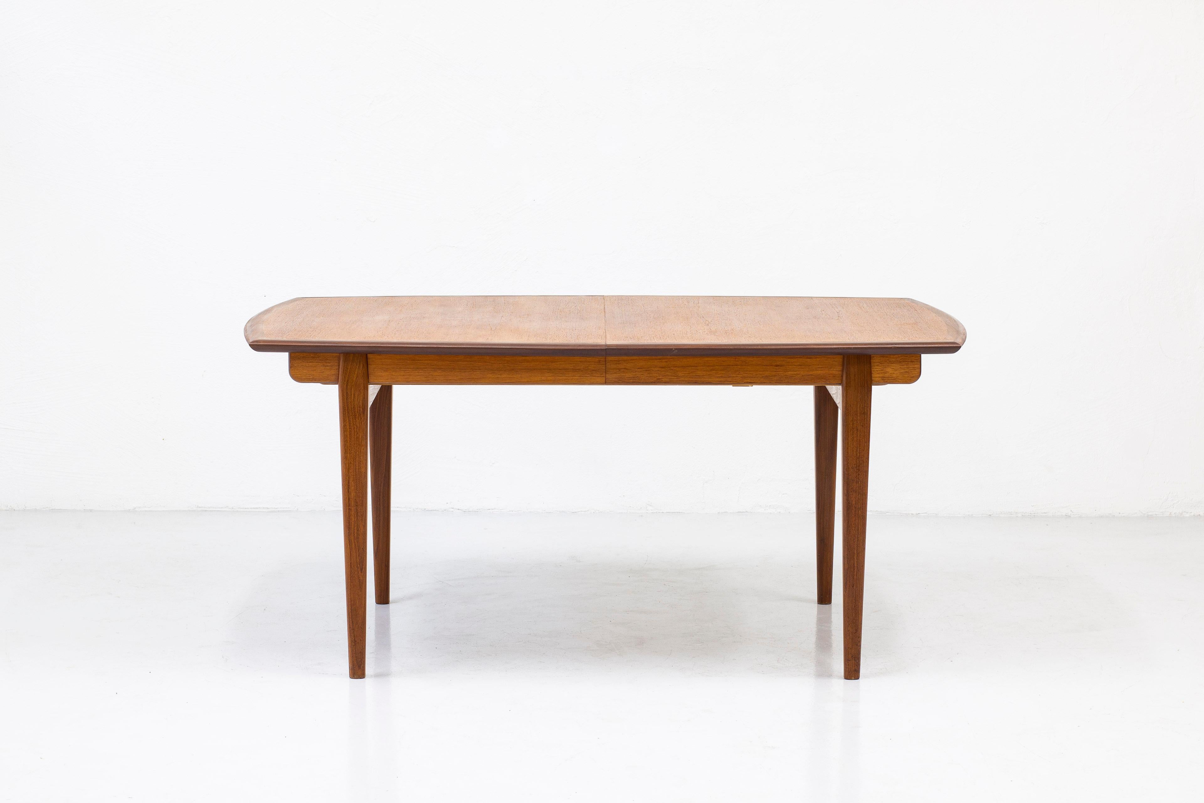 Dining Table in Teak and Walnut by Gustav Bahus, Norway, 1950s 1