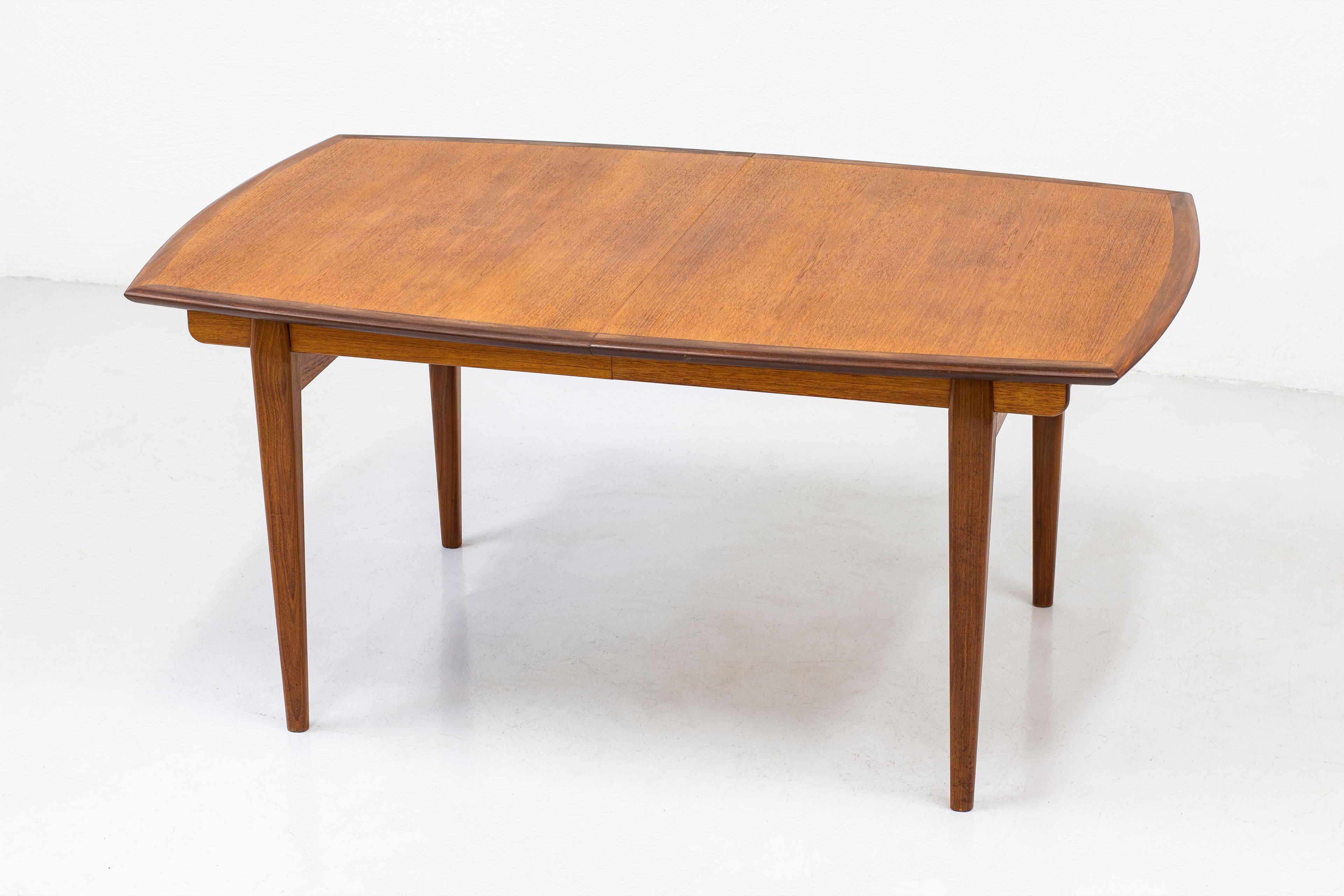 Dining Table in Teak and Walnut by Gustav Bahus, Norway, 1950s 2