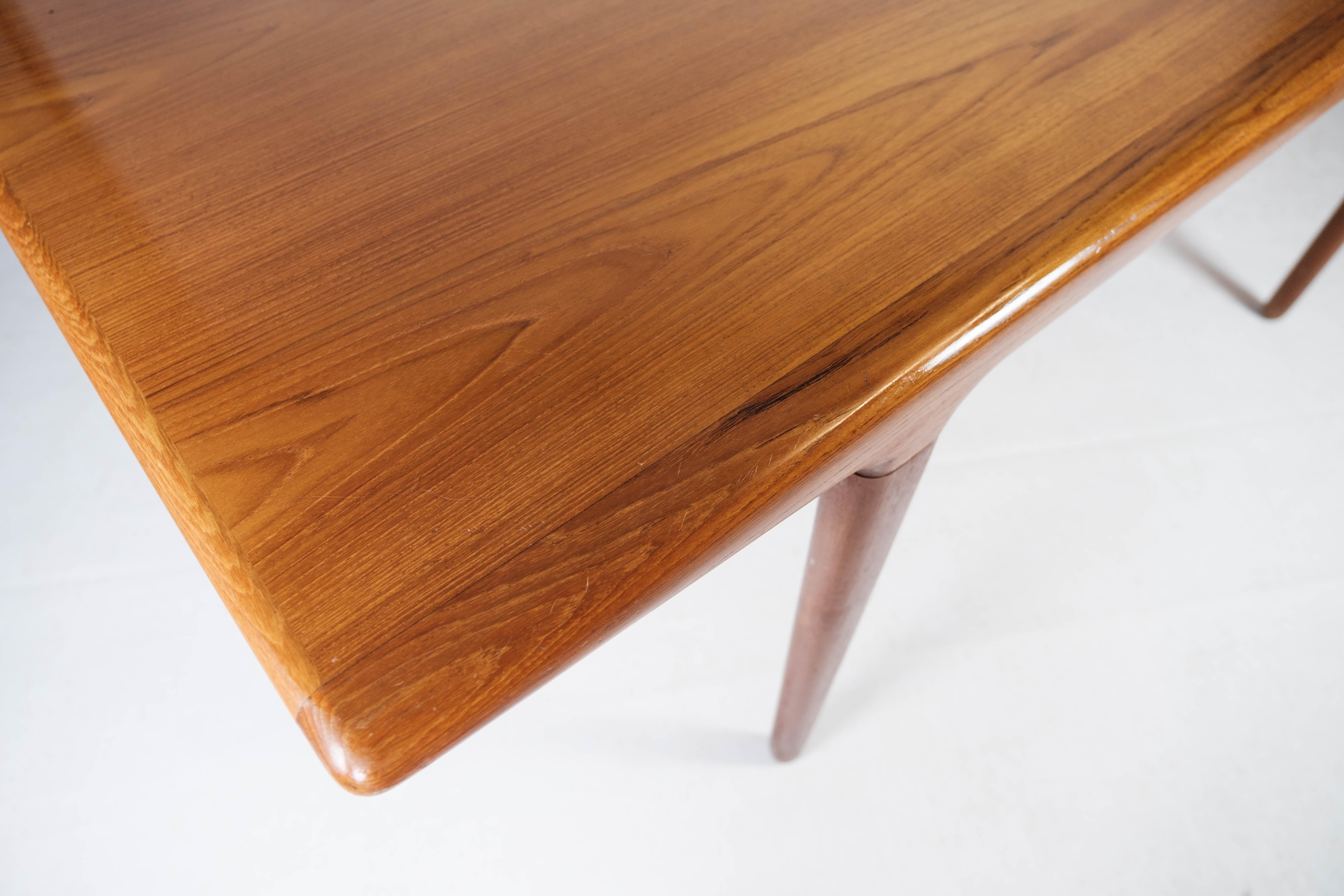 Dining Table in Teak by Johannes Andersen and Silkeborg Furniture, 1960s 5