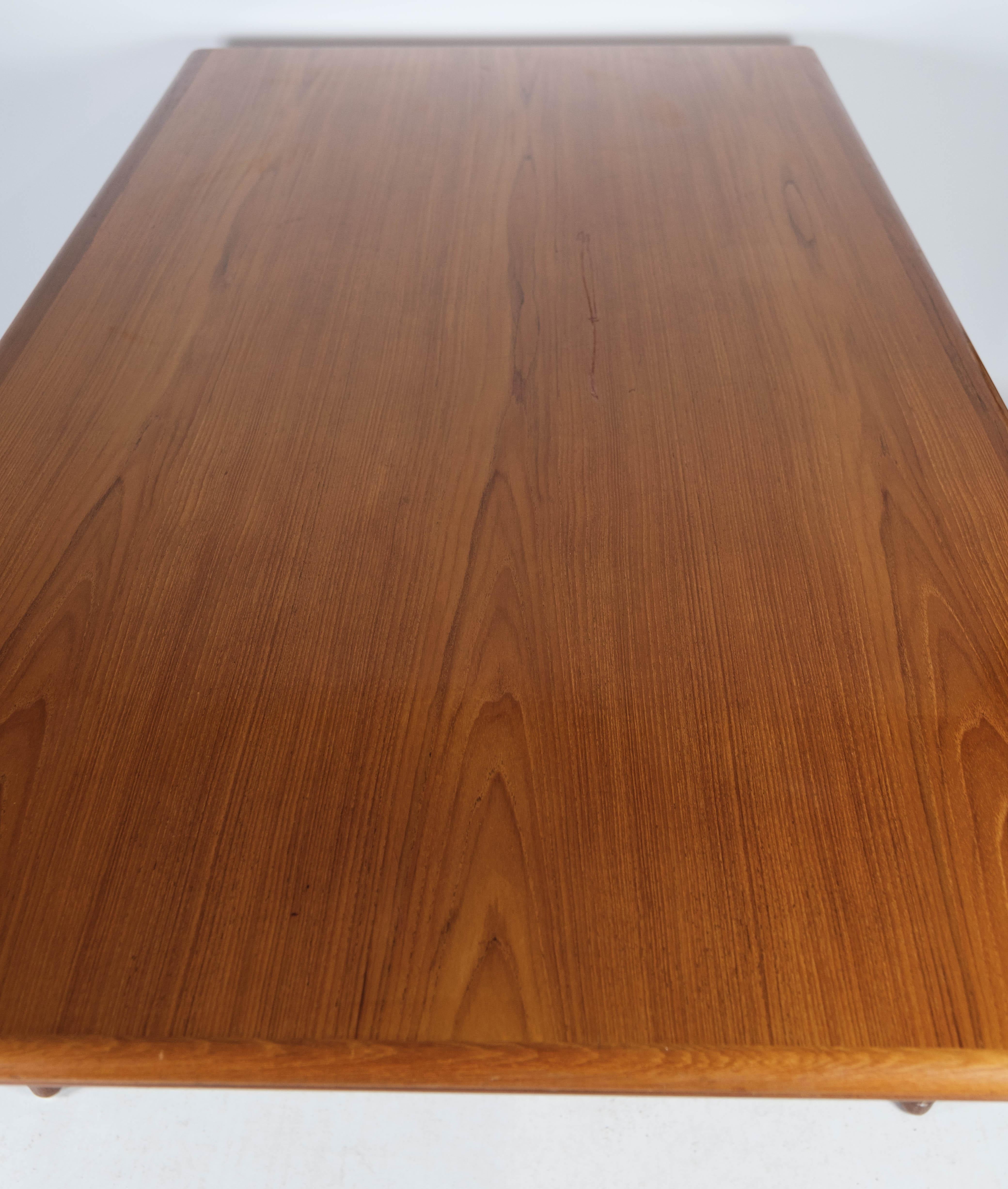 Dining Table in Teak by Johannes Andersen and Silkeborg Furniture, 1960s 10