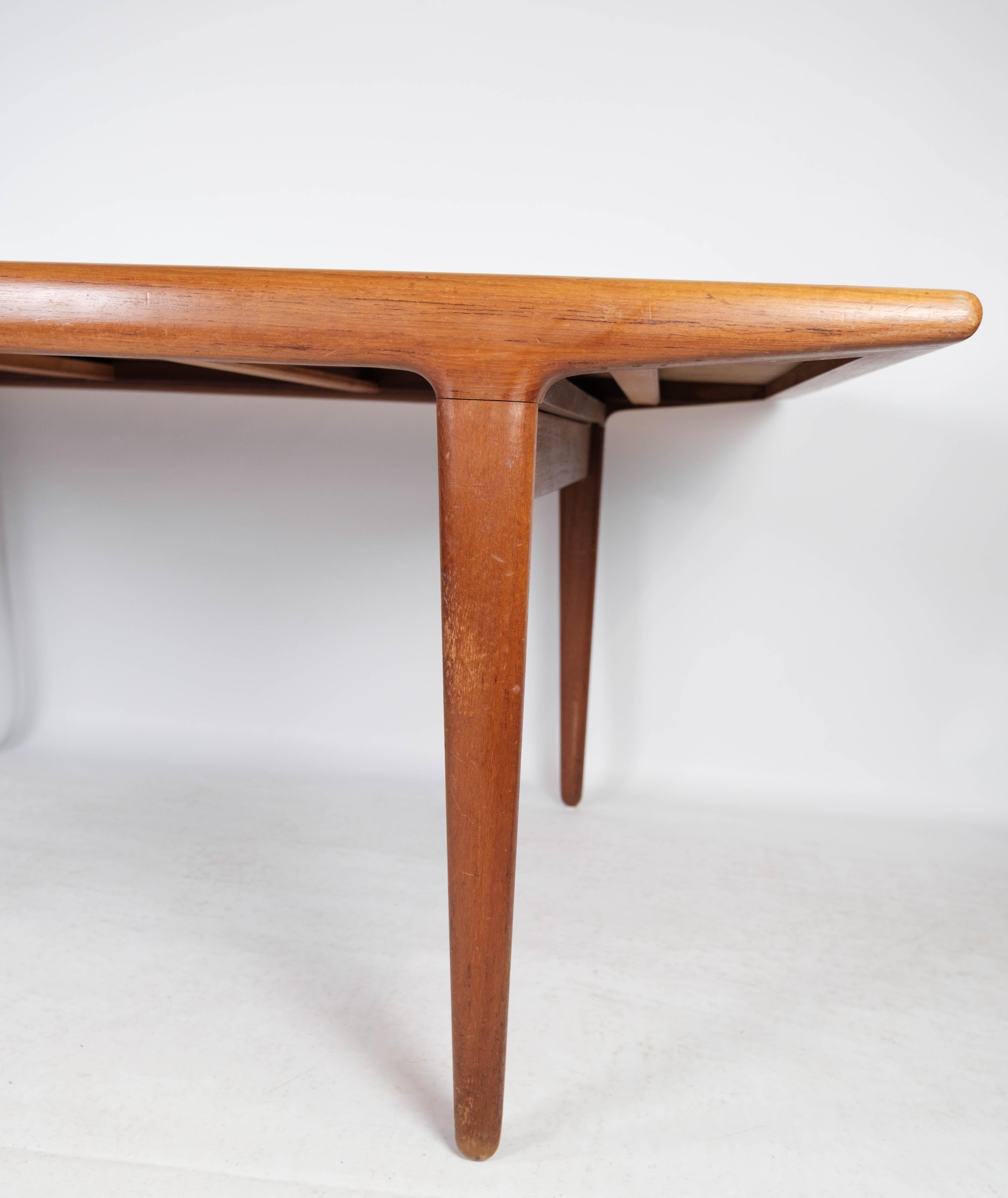 Danish Dining Table in Teak by Johannes Andersen and Silkeborg Furniture, 1960s