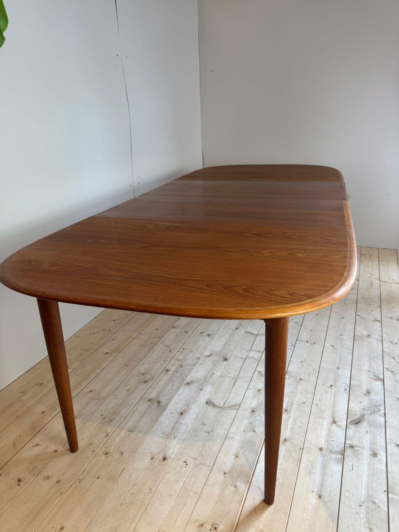 Teak Dining table in teak, Denmark 1960s in vendita