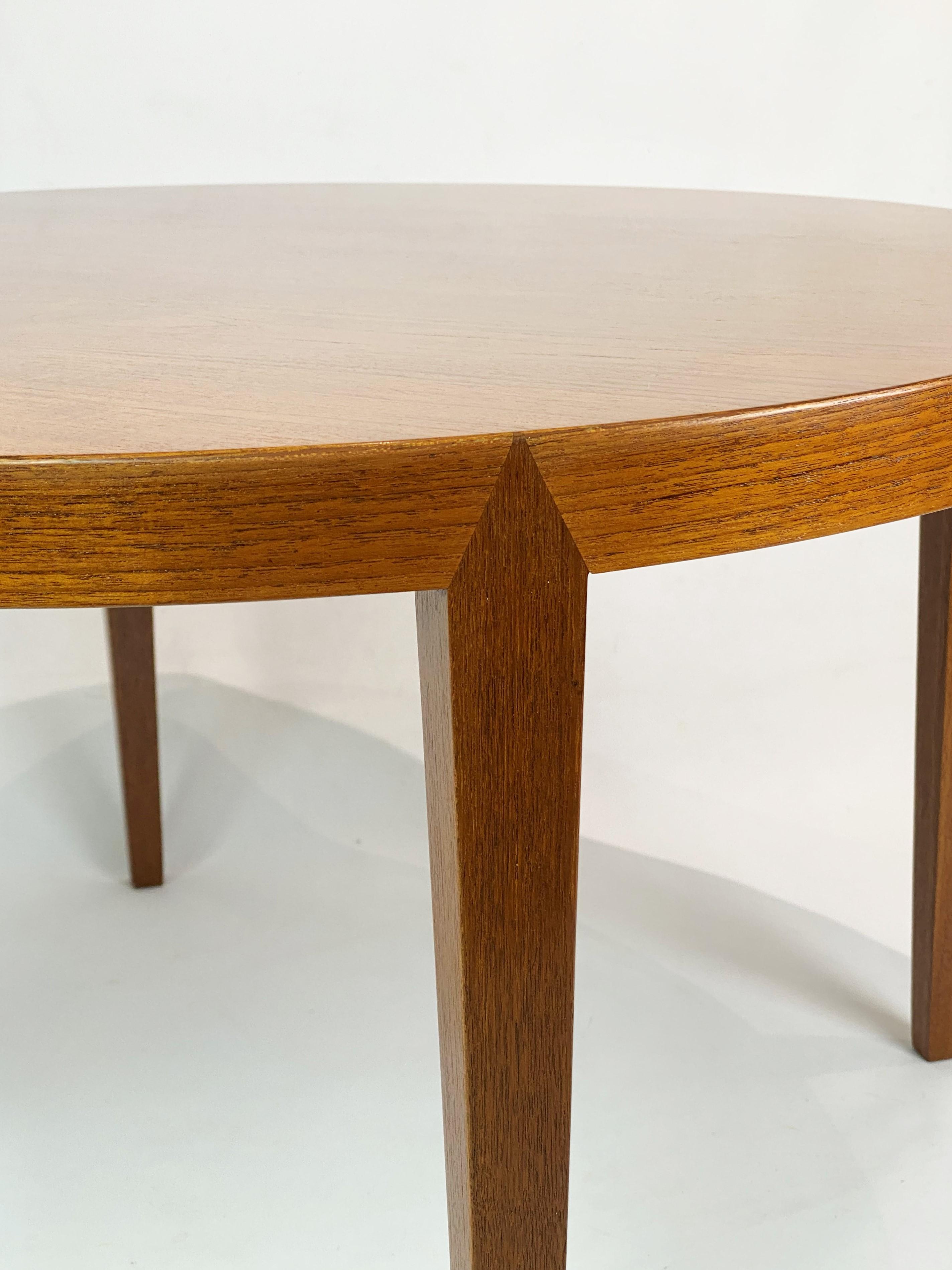 Mid-Century Modern Coffee Table Made In Teak By Severin Hansen Made By Haslev Furniture From 1960s For Sale