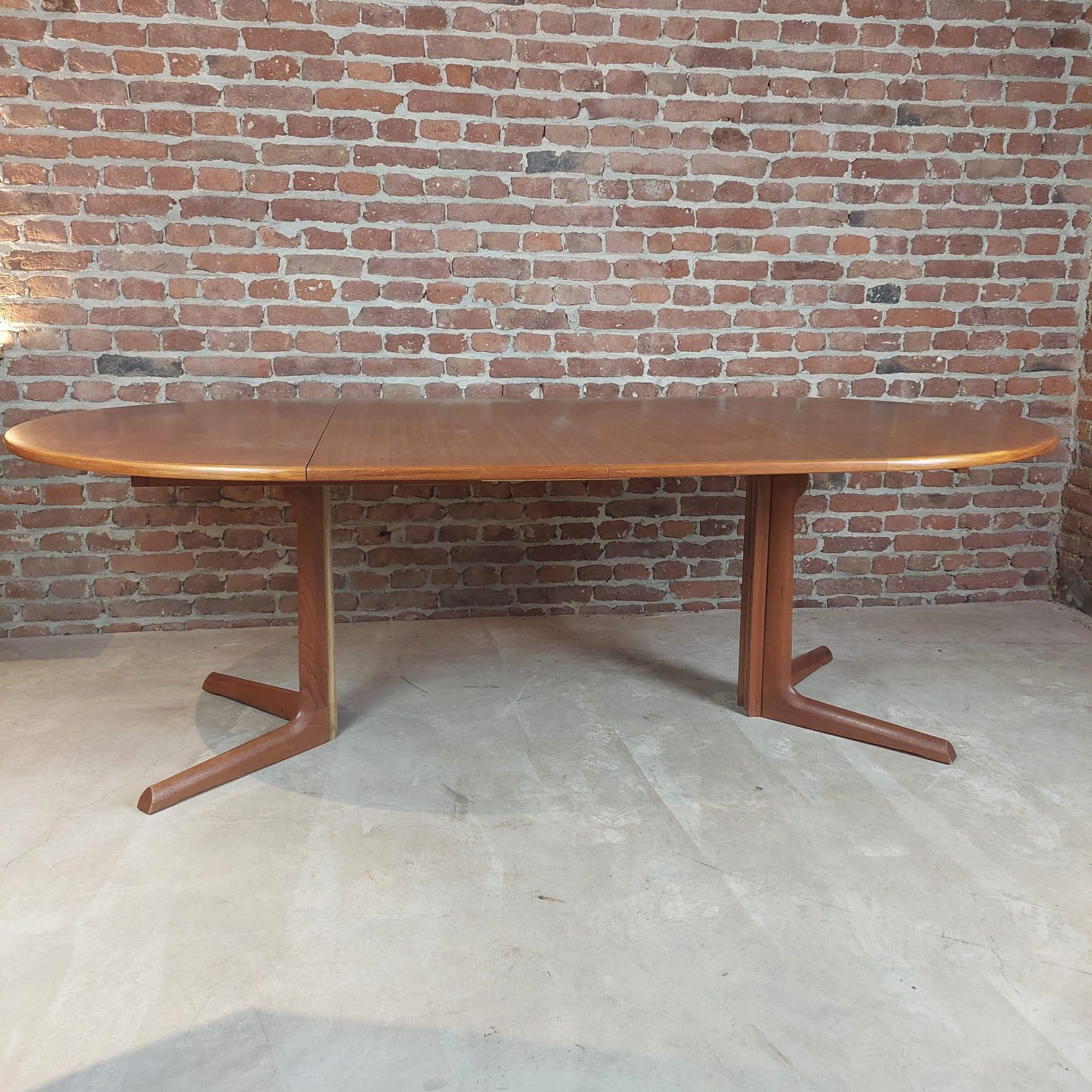 Danish Dining table in teak, Gudme Møbelfabrik, Denmark 1960
