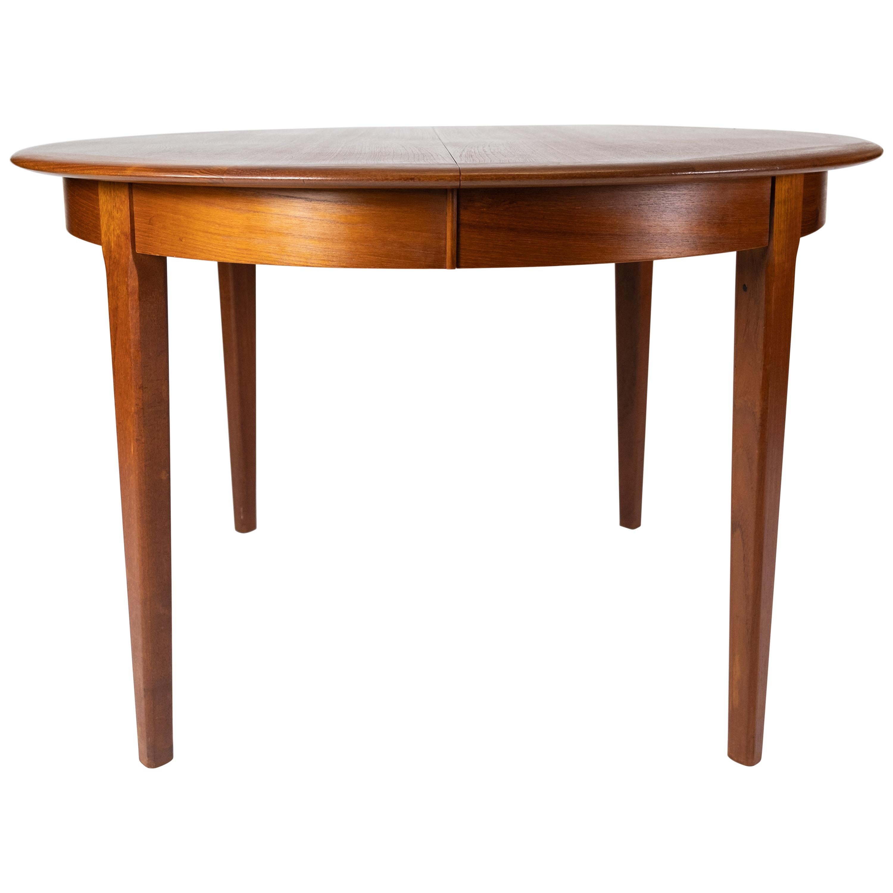 Tavolo da pranzo in teak di design danese degli anni '60