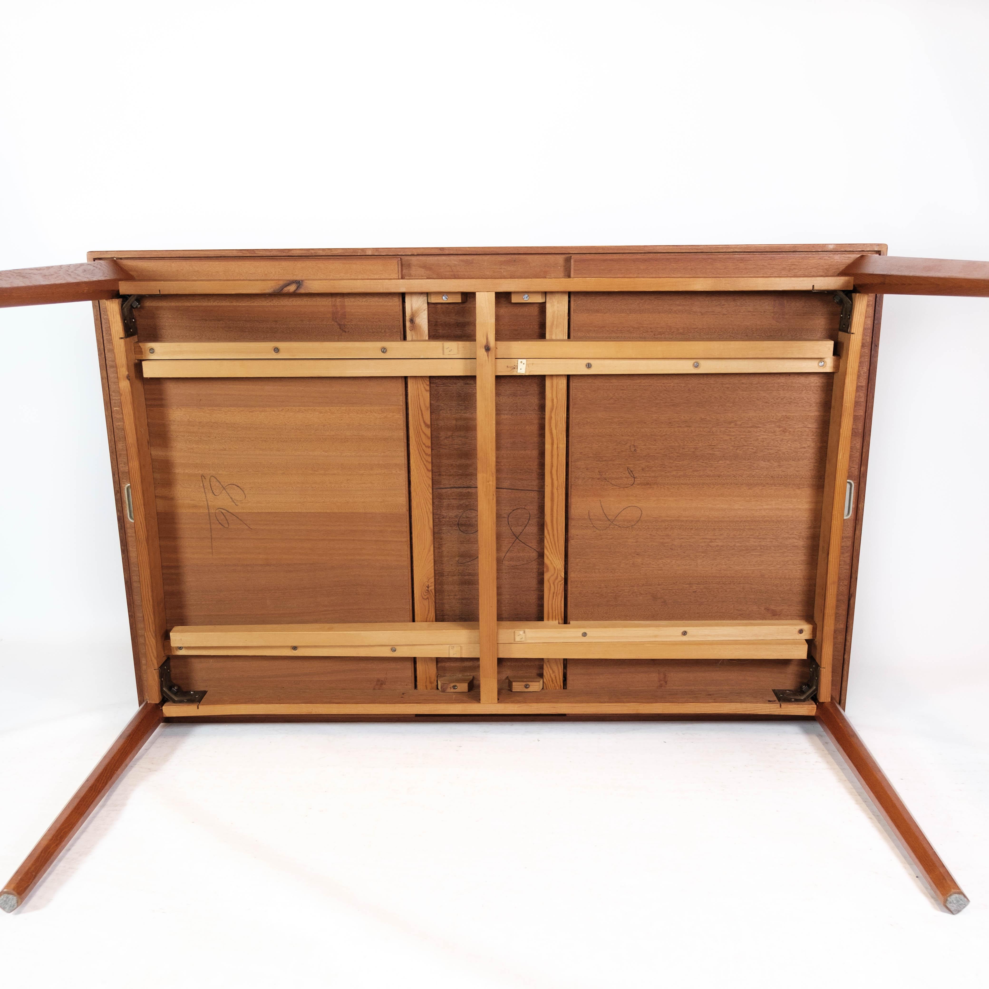 Dining Table in Teak with Extension Plates, of Danish Design from the 1960s For Sale 8